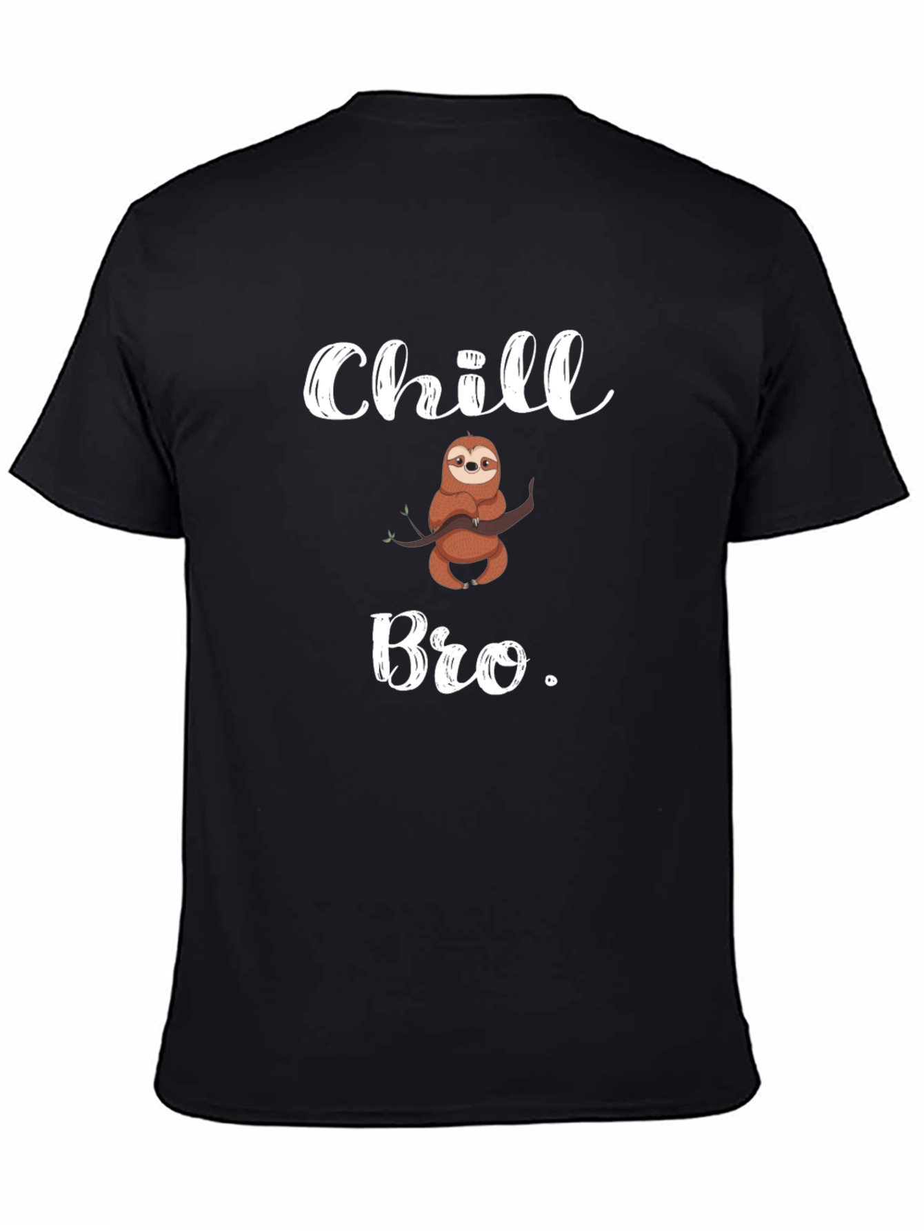 Chill Bro Sloth Graphic Tee - Relaxed Vibe