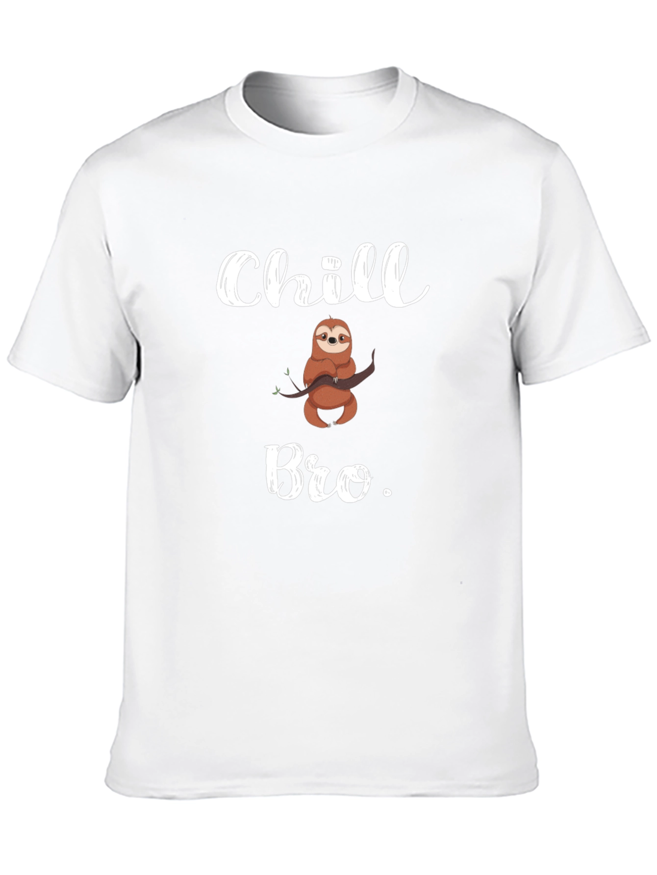 Chill Bro Sloth Graphic Tee - Relaxed Vibe