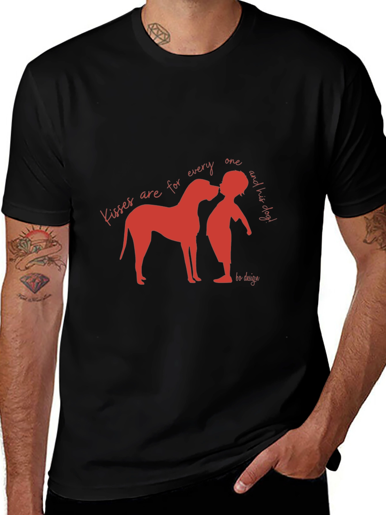 Kisses are for Everyone Dog T-Shirt