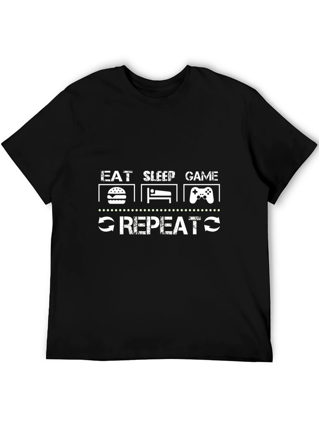 Eat Sleep Game Repeat T-Shirt - Gamer Life Tee