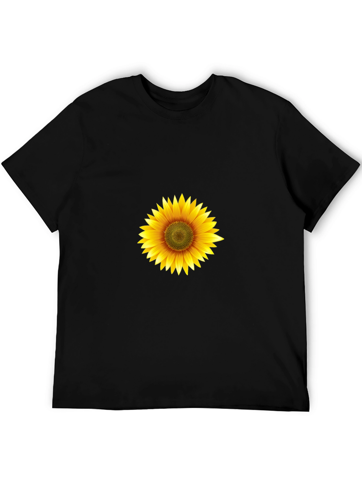 Sunflower Graphic Black T-Shirt