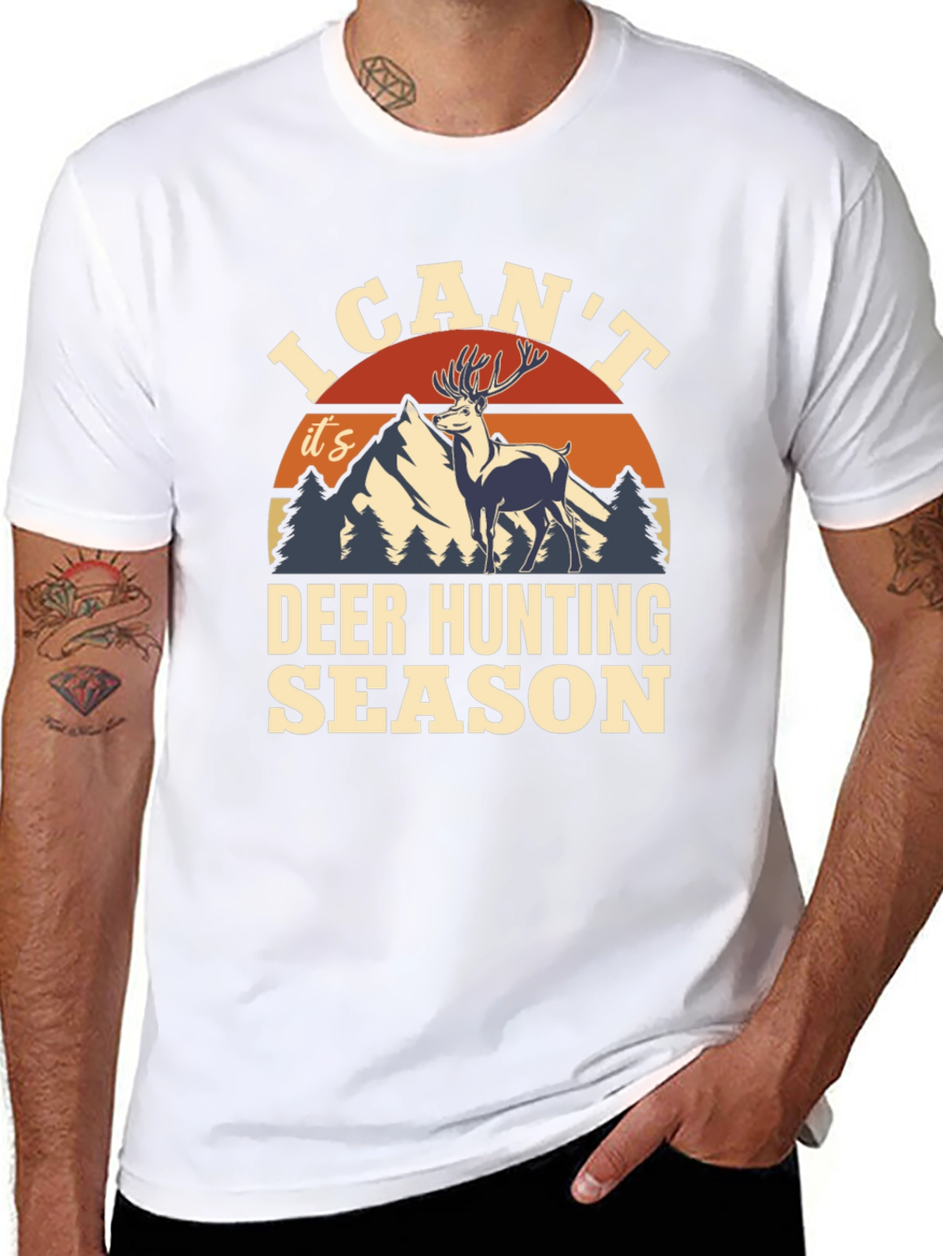 I Cant Deer Hunting Season T-Shirt
