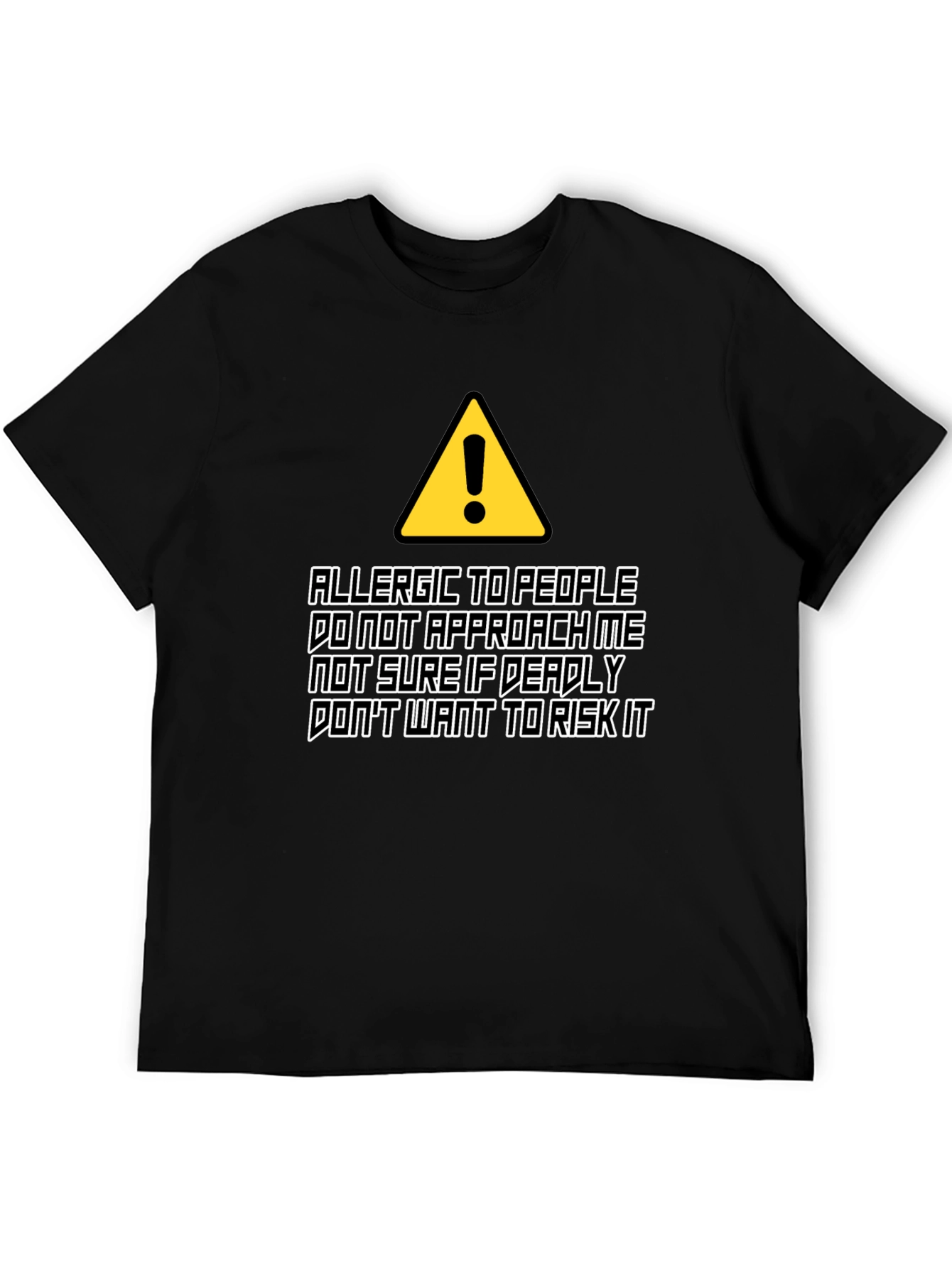 Allergic to People Graphic T-Shirt