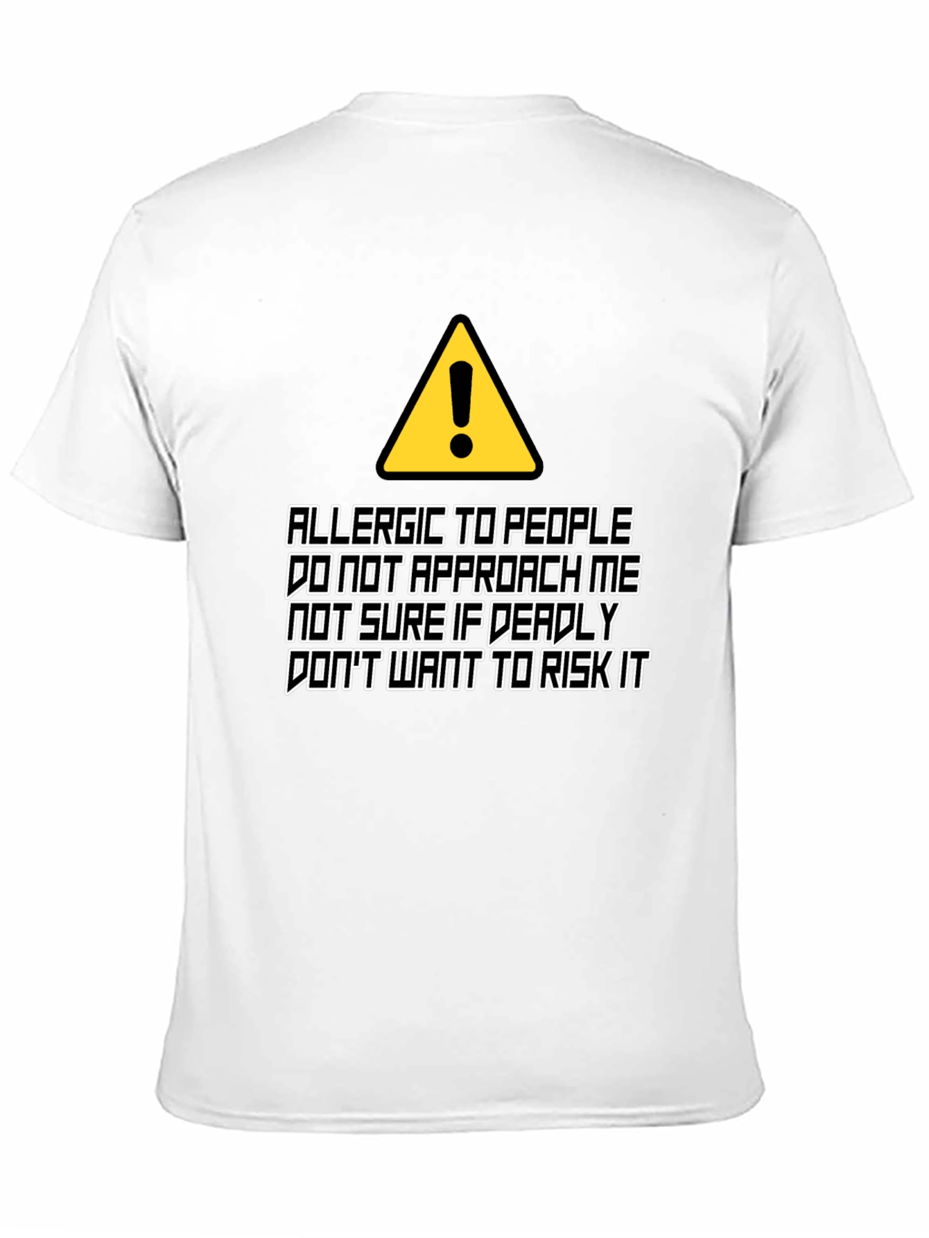 Allergic to People Graphic T-Shirt
