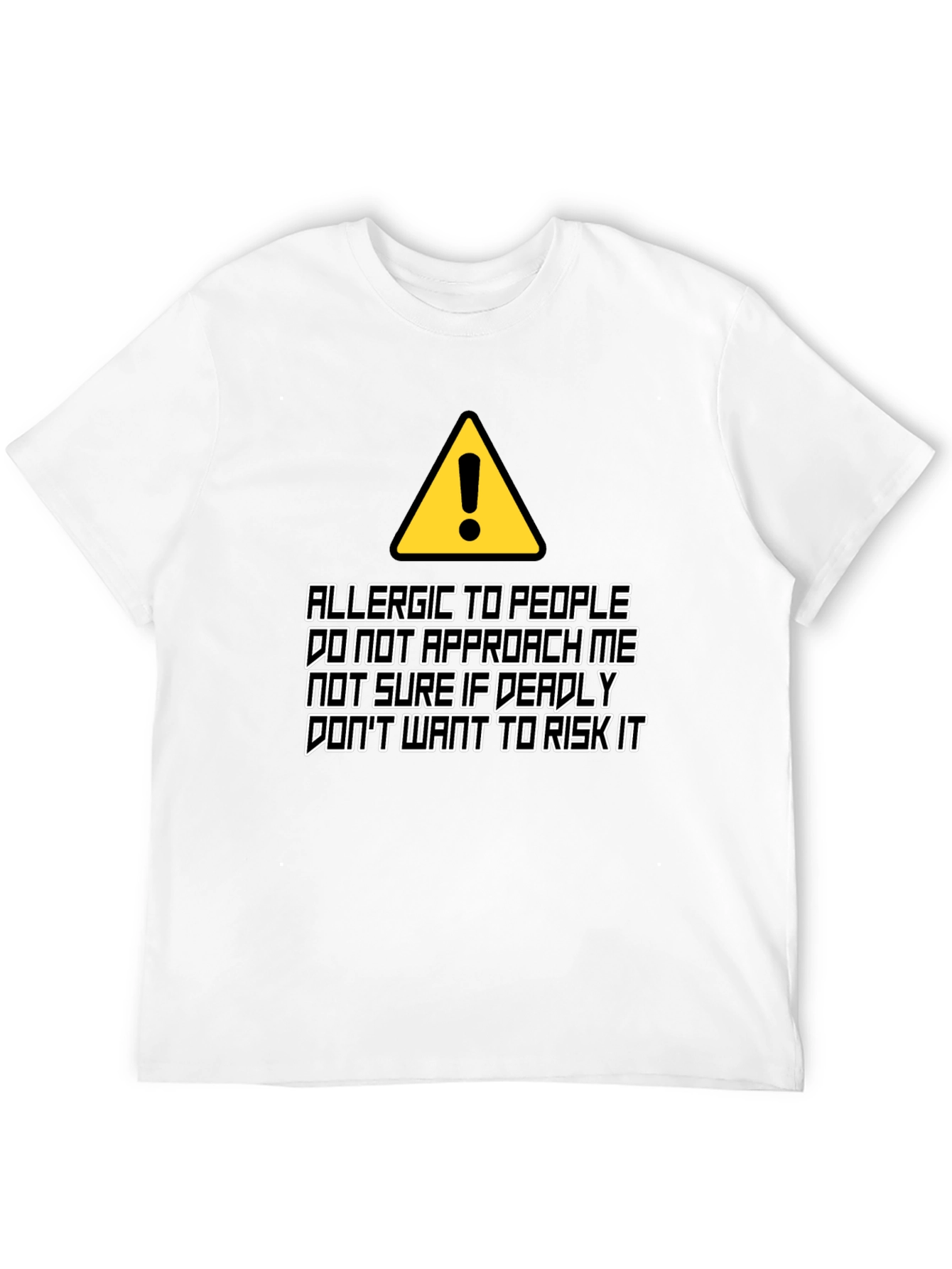 Allergic to People Graphic T-Shirt