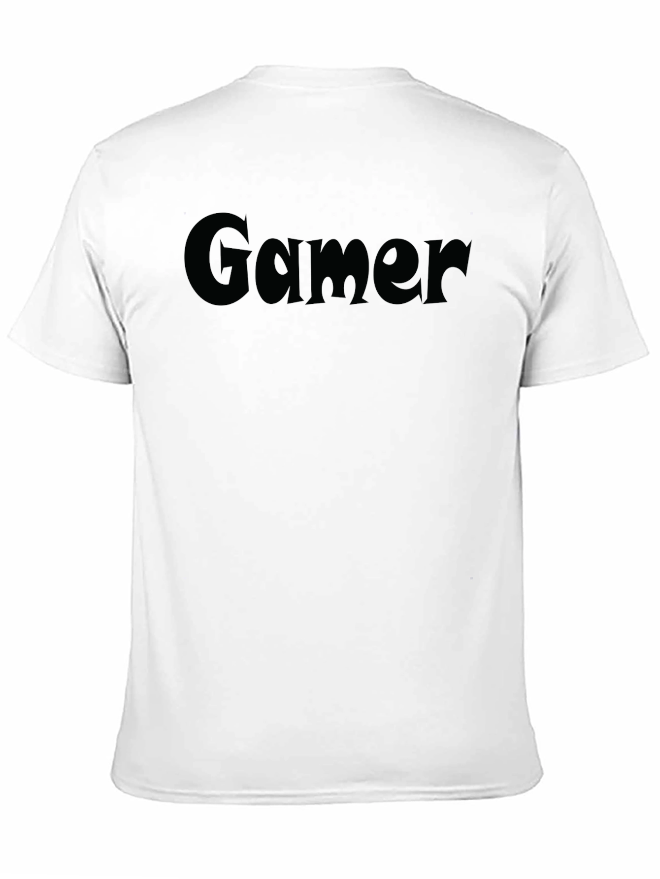 Gamer Tee - Classic Black Crew Neck T-Shirt