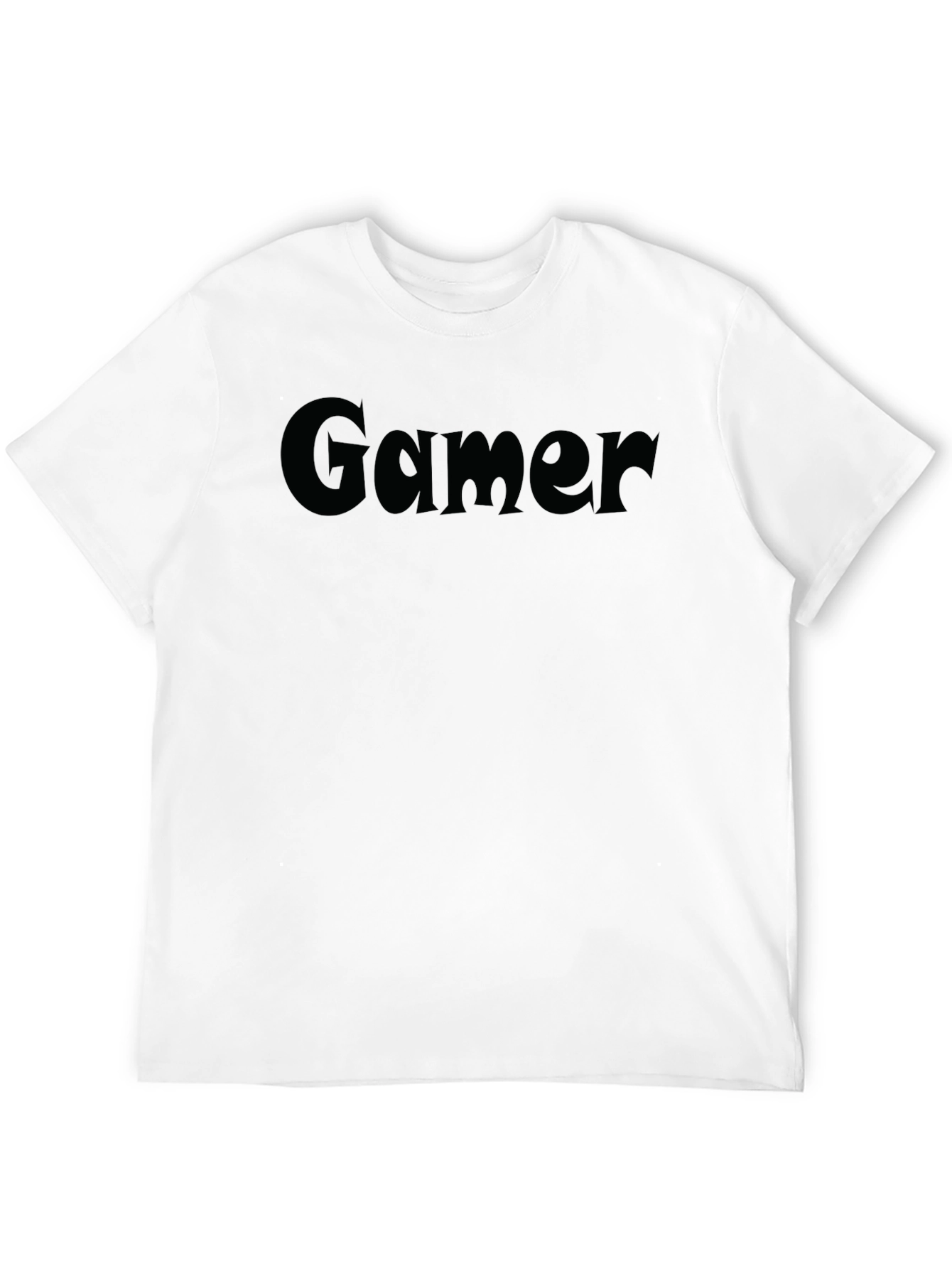 Gamer Tee - Classic Black Crew Neck T-Shirt