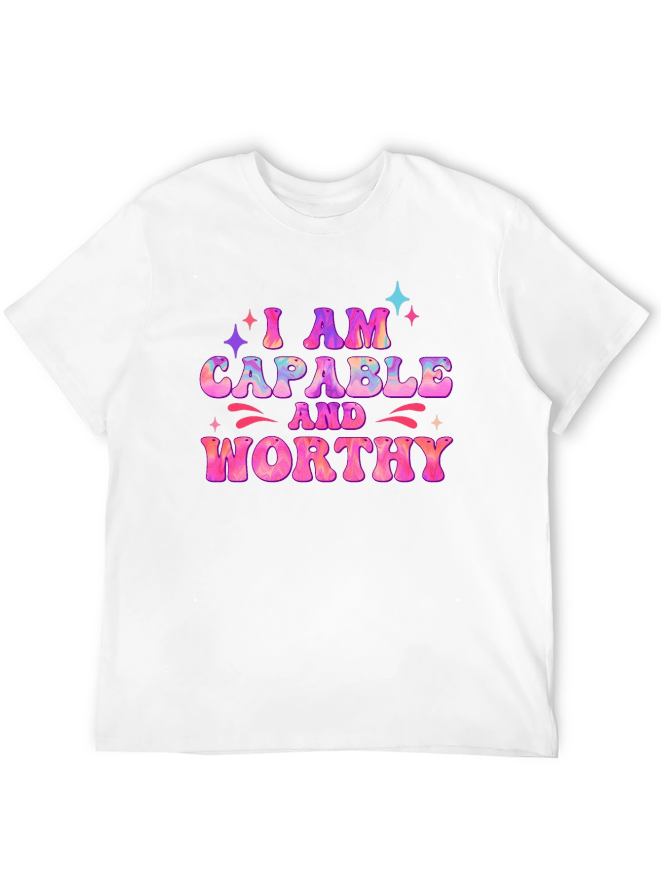 I AM Capable and Worthy Black T-Shirt