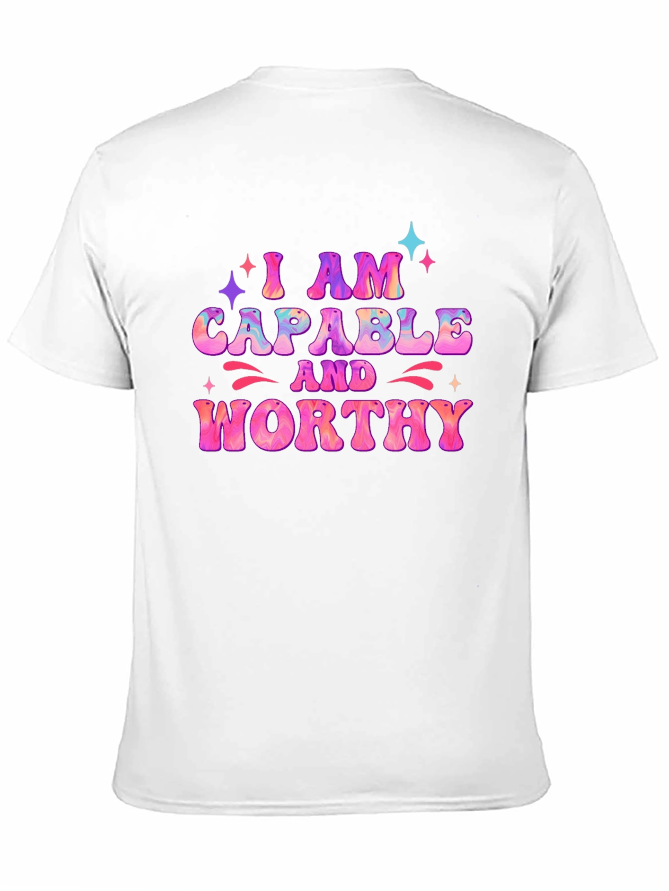 I AM Capable and Worthy Black T-Shirt