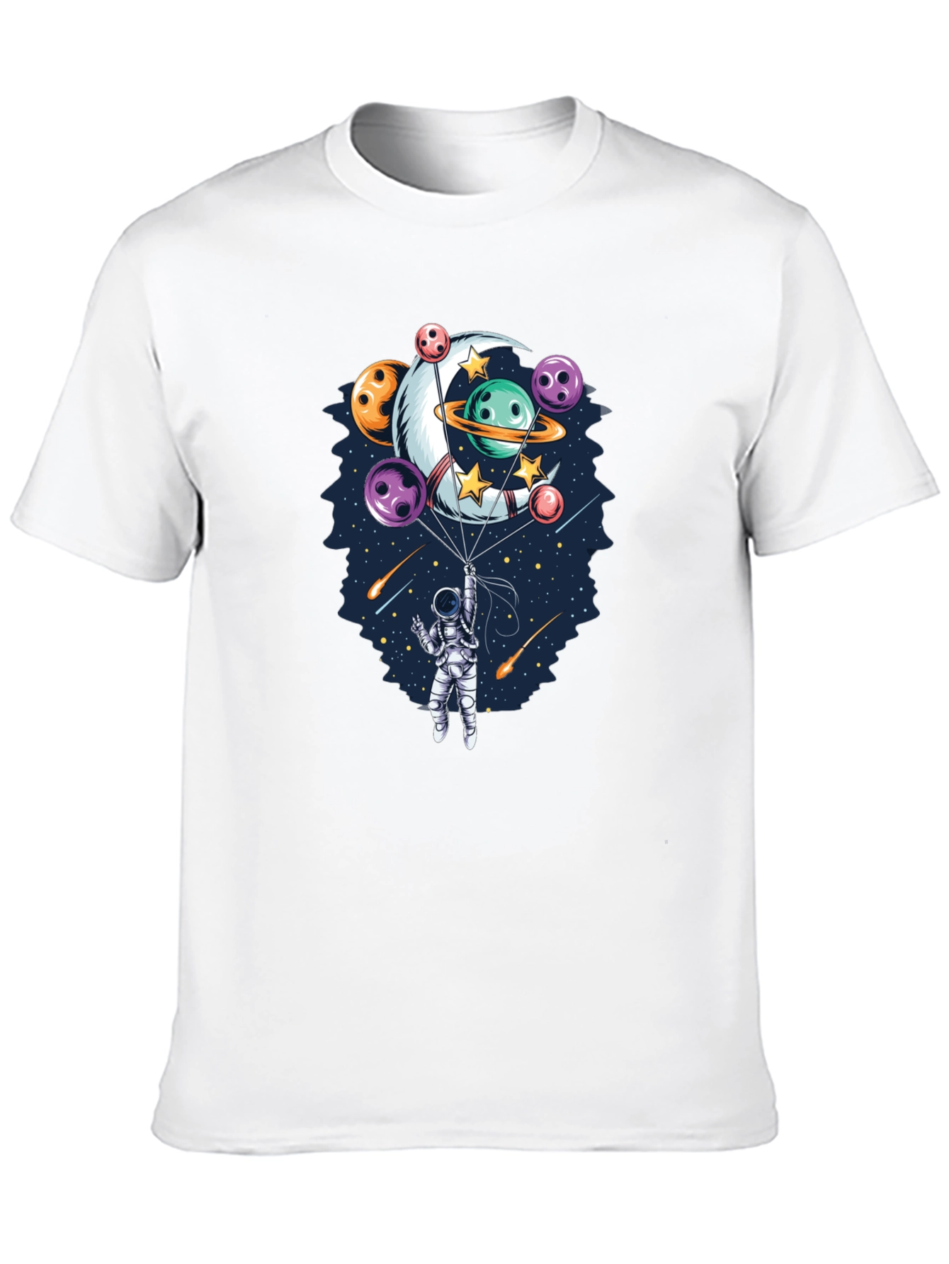 Astronaut Space Bowling T-Shirt