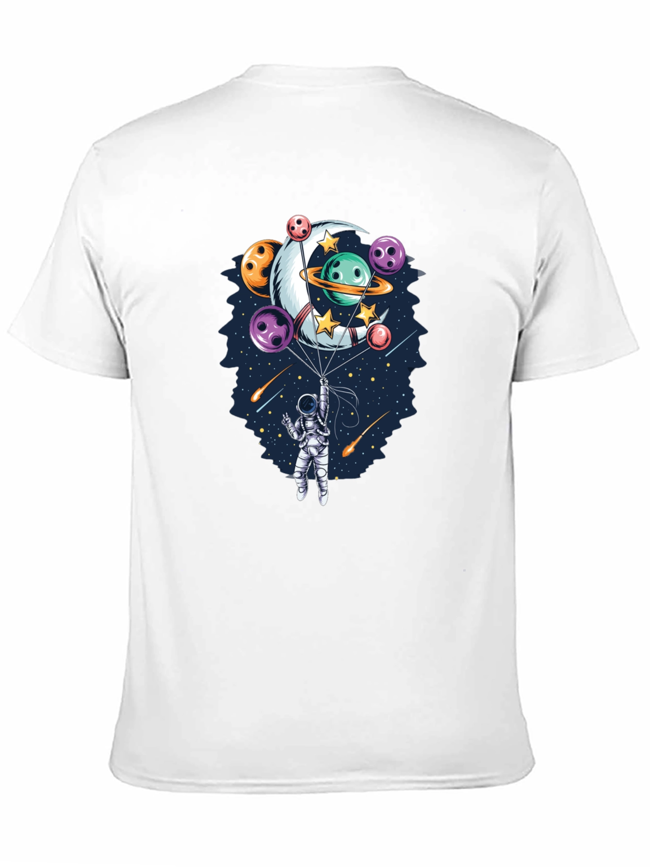 Astronaut Space Bowling T-Shirt