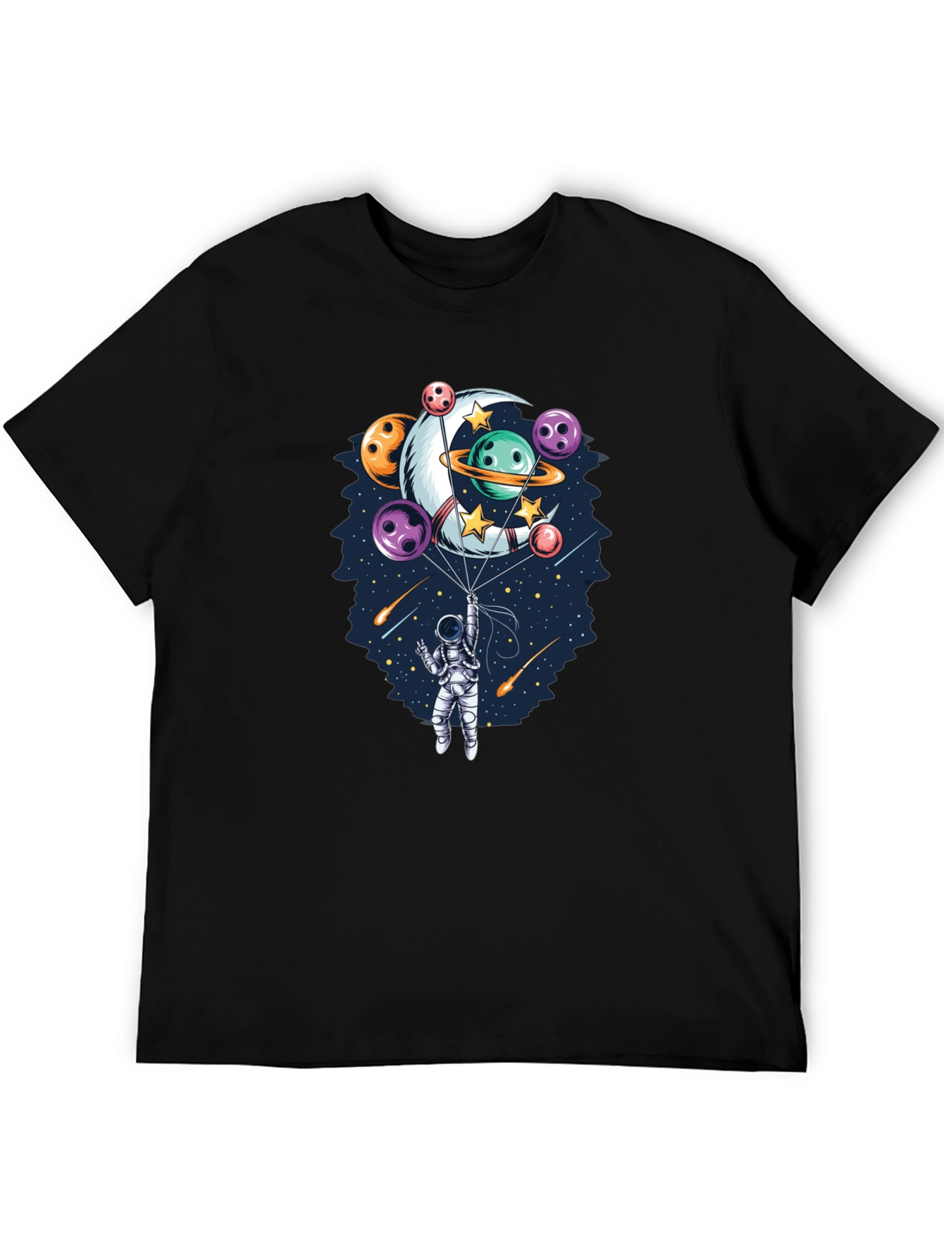 Astronaut Space Bowling T-Shirt