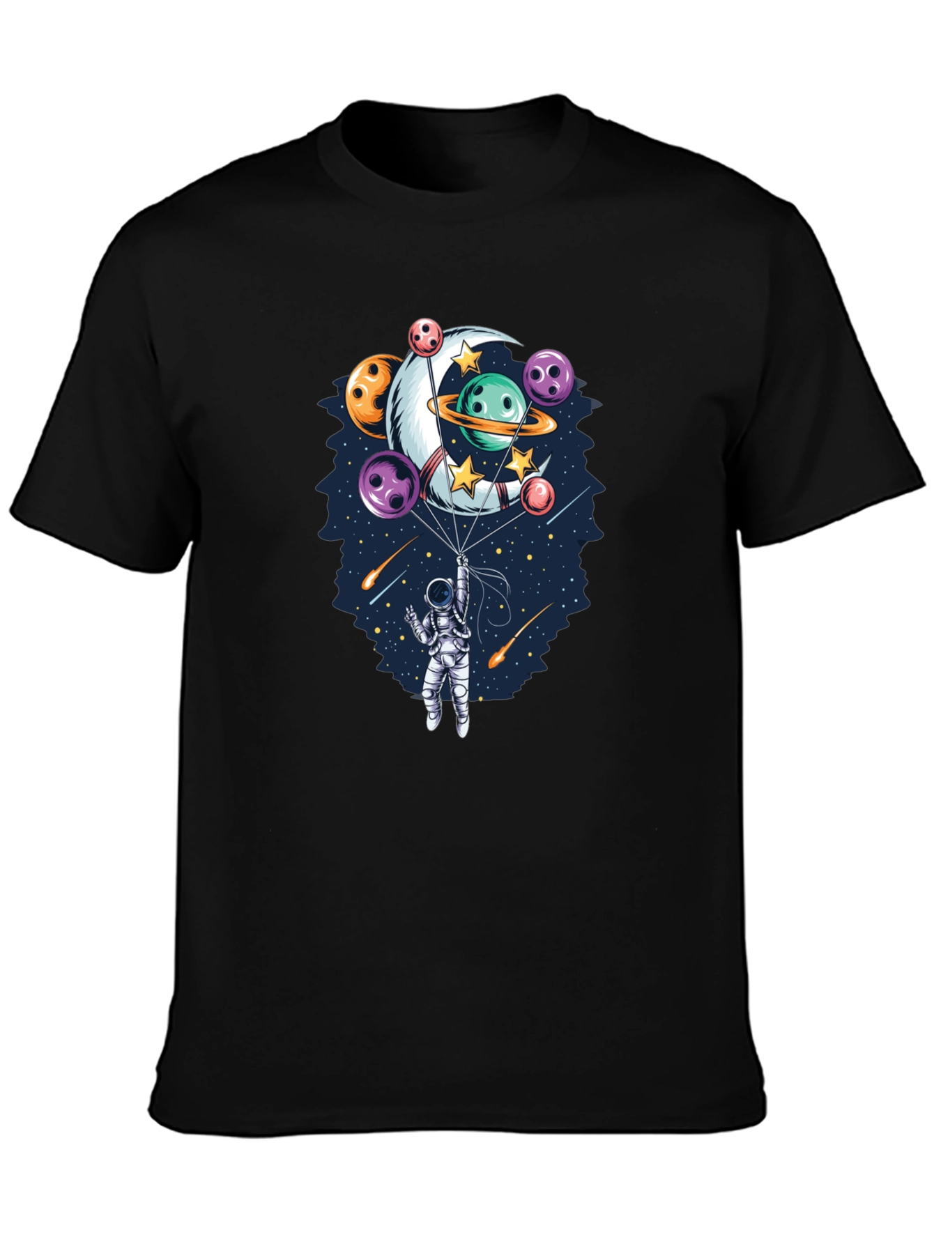 Astronaut Space Bowling T-Shirt
