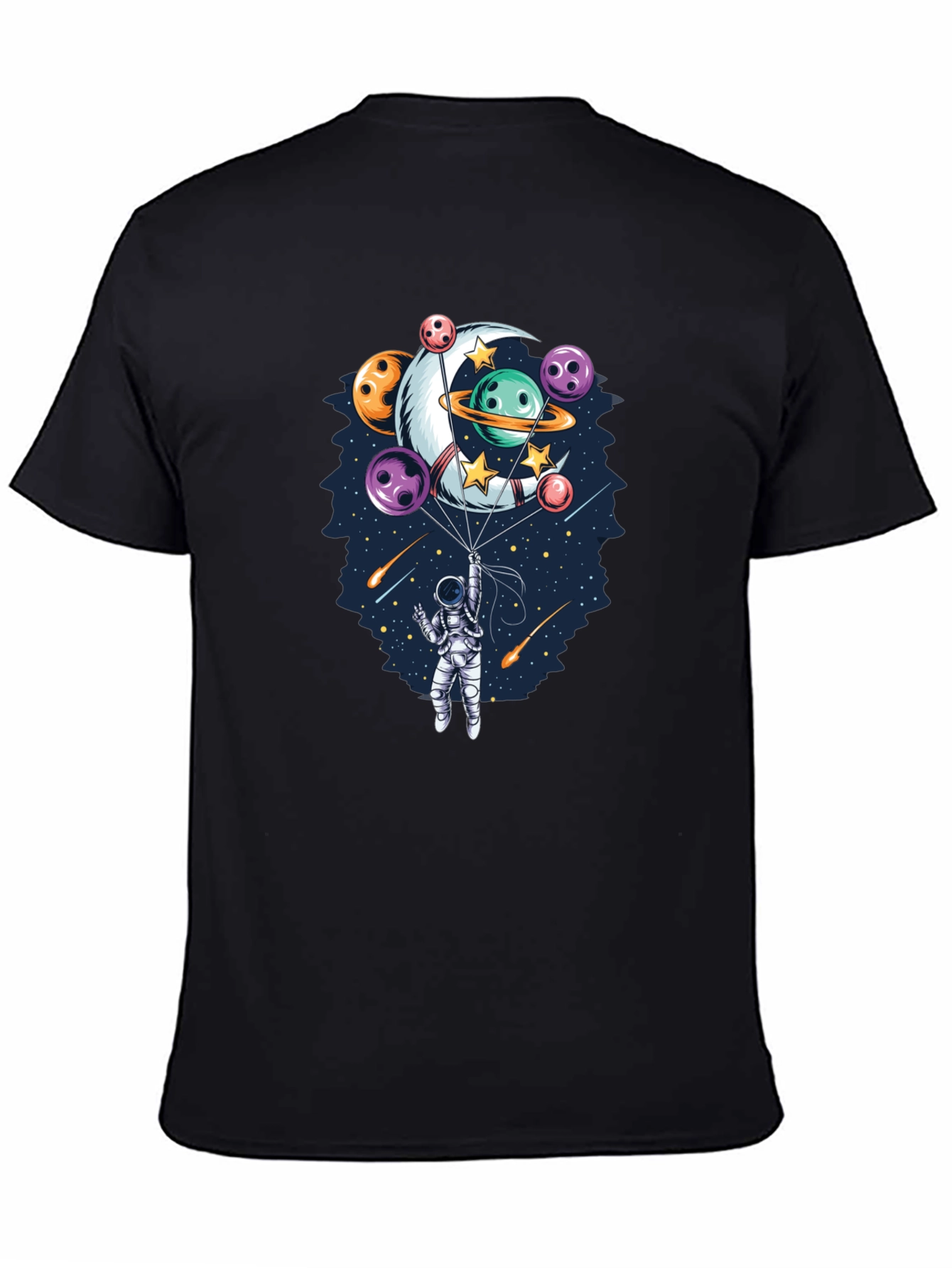 Astronaut Space Bowling T-Shirt