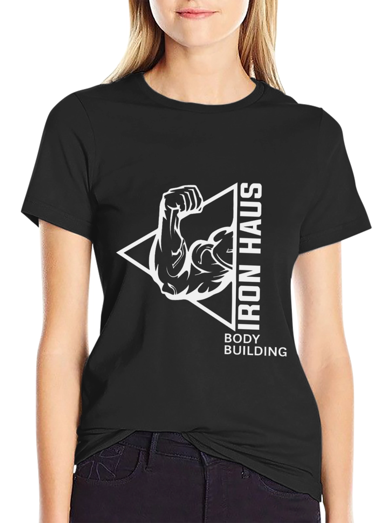 Iron Haus Bodybuilding T-Shirt - Black