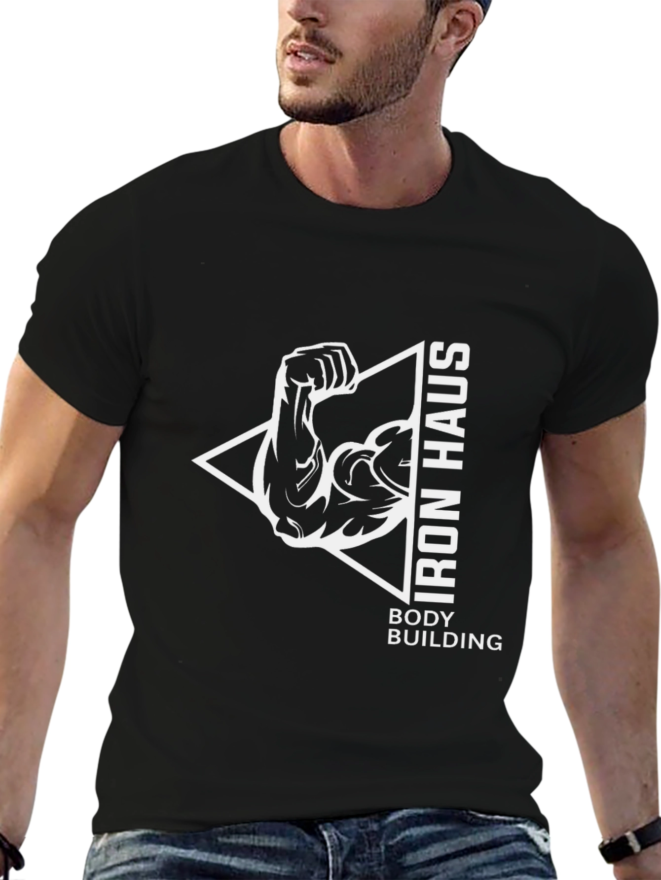 Iron Haus Bodybuilding T-Shirt - Black