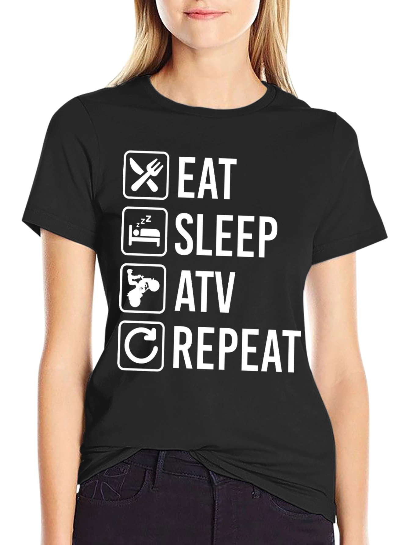 Eat Sleep ATV Repeat T-Shirt