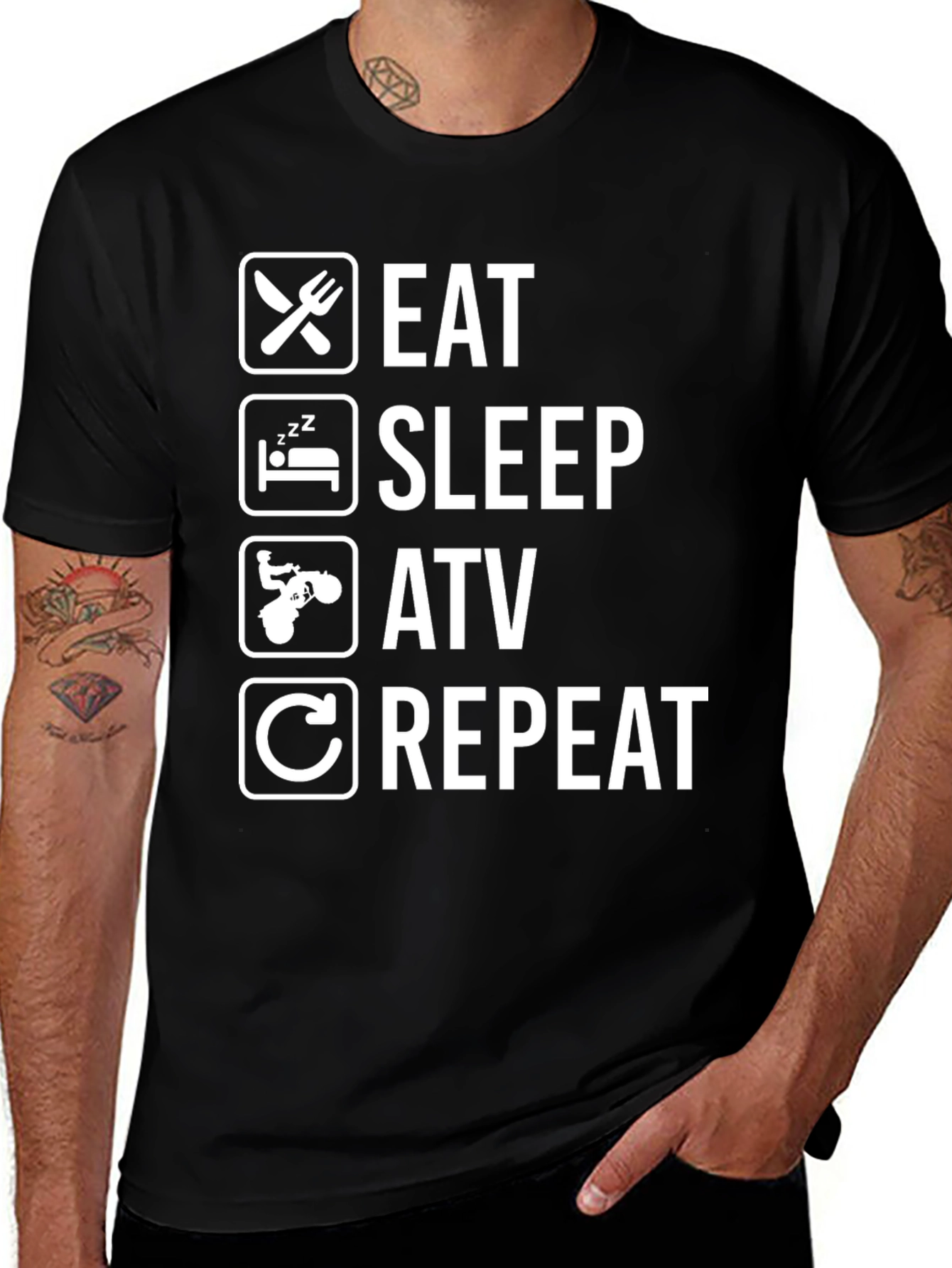 Eat Sleep ATV Repeat T-Shirt