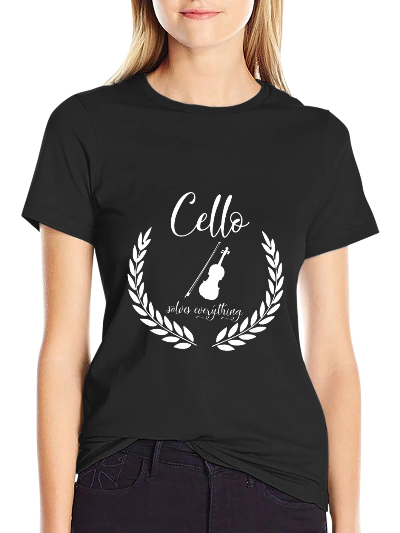 Cello Solves Everything Graphic Tee