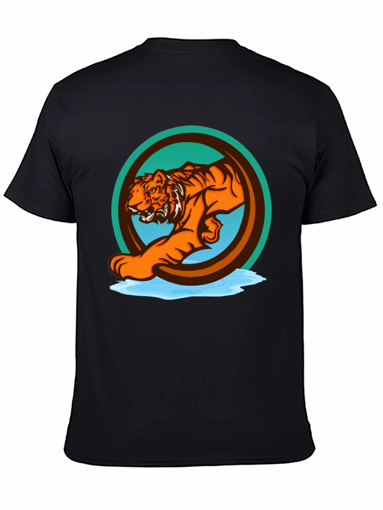 Tiger Graphic Tee - Bold Animal Print T-Shirt