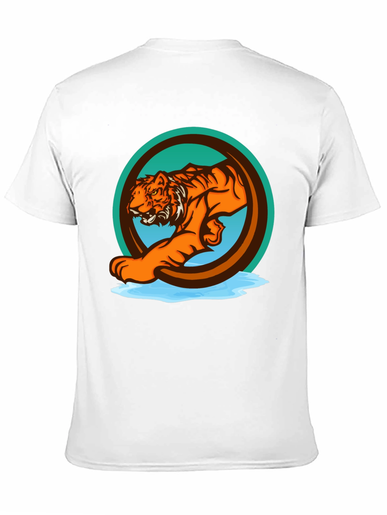 Tiger Graphic Tee - Bold Animal Print T-Shirt