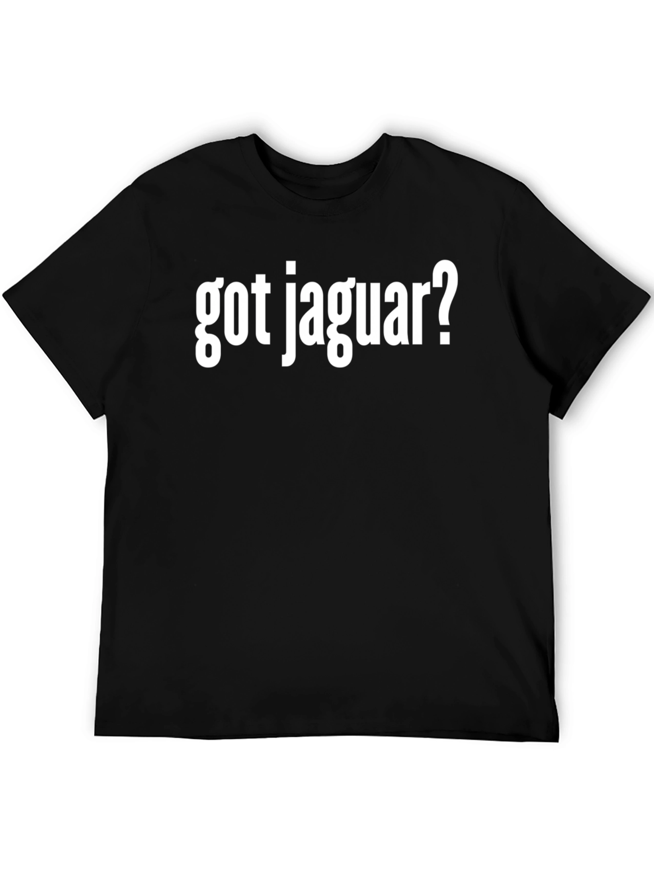Got Jaguar? Black Graphic Tee for Car Enthusiasts
