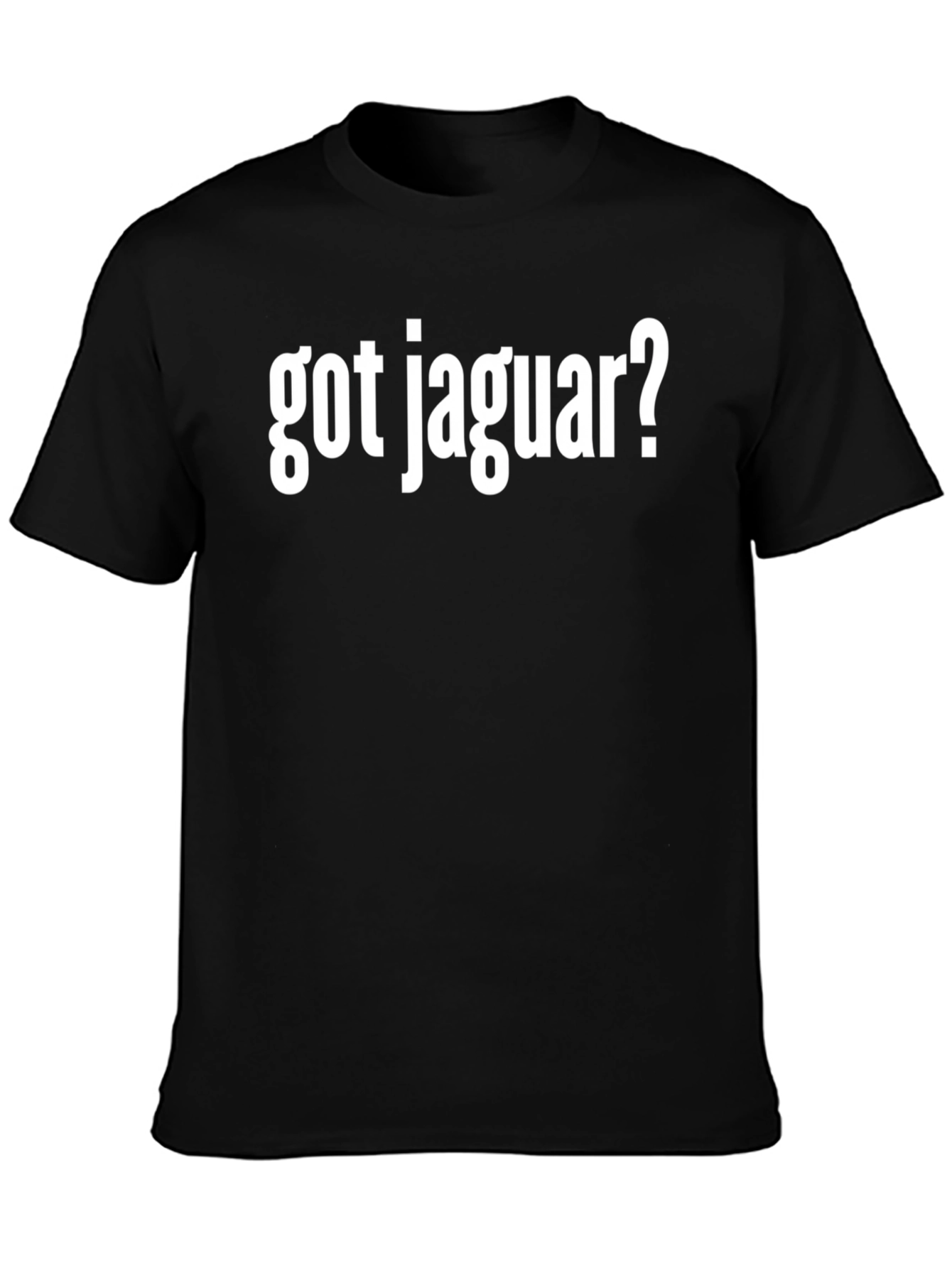 Got Jaguar? Black Graphic Tee for Car Enthusiasts