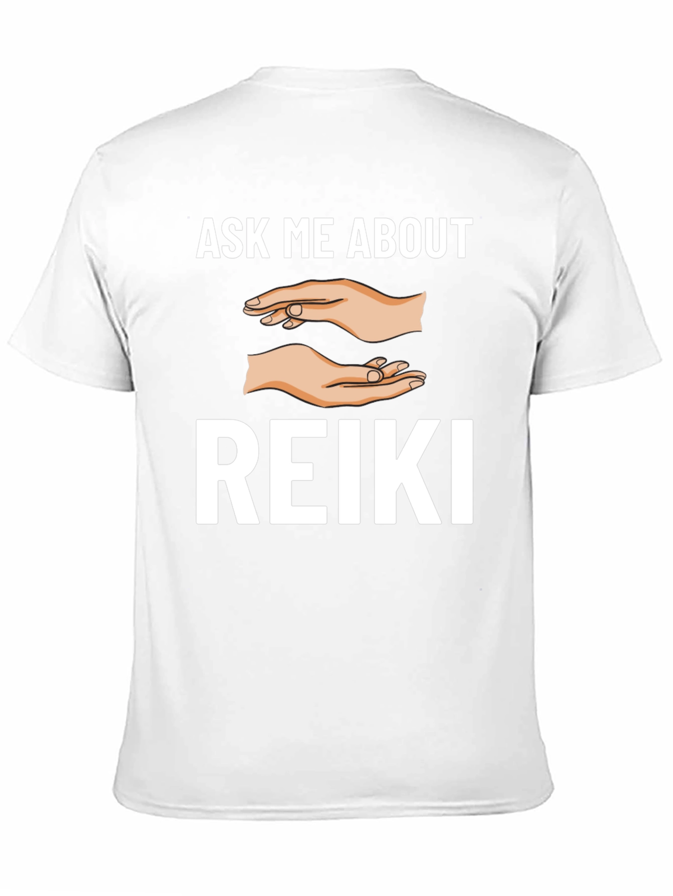 Ask Me About Reiki T-Shirt - Black Graphic Tee