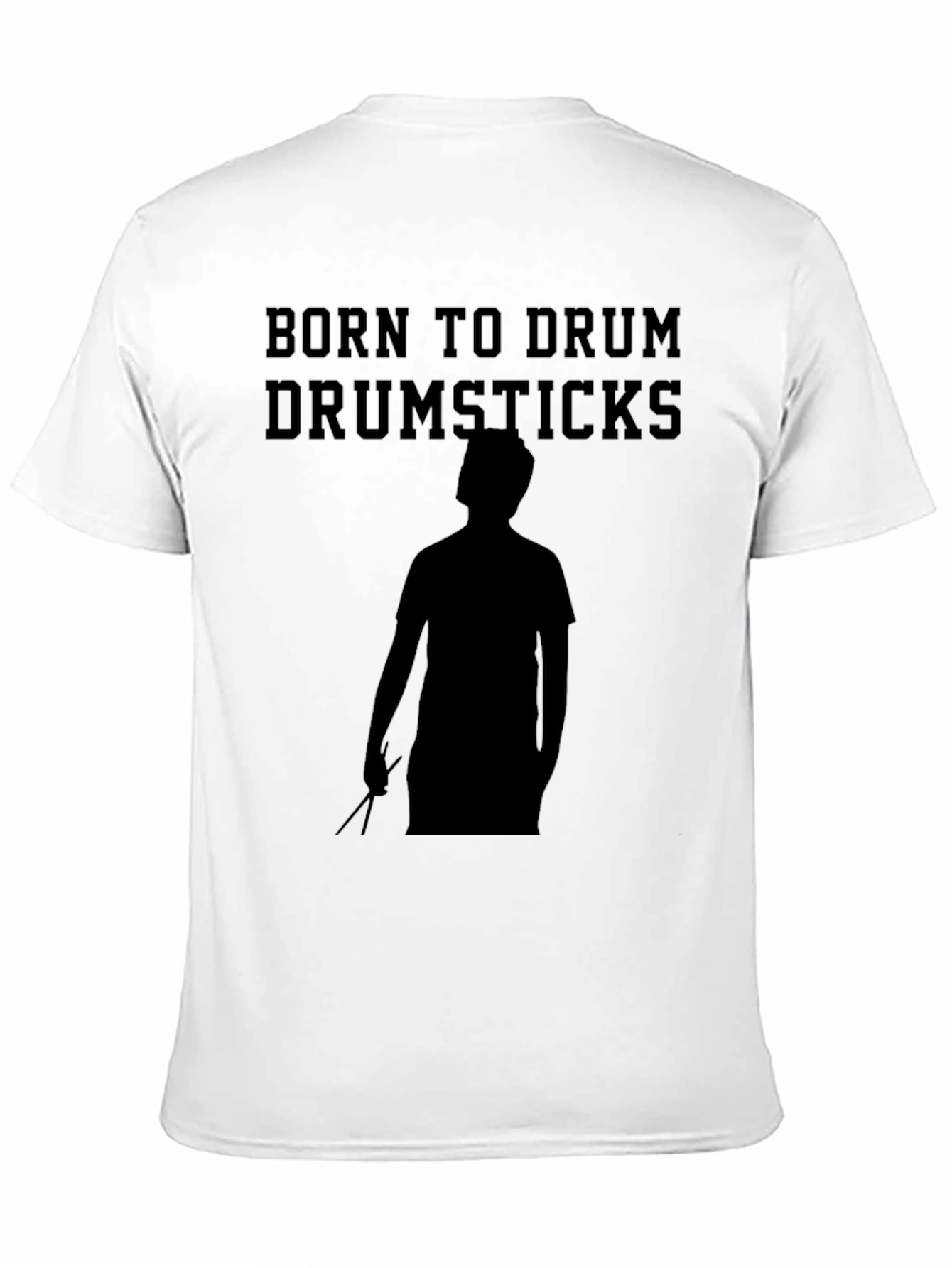 Born to Drum T-Shirt - Drumsticks Design