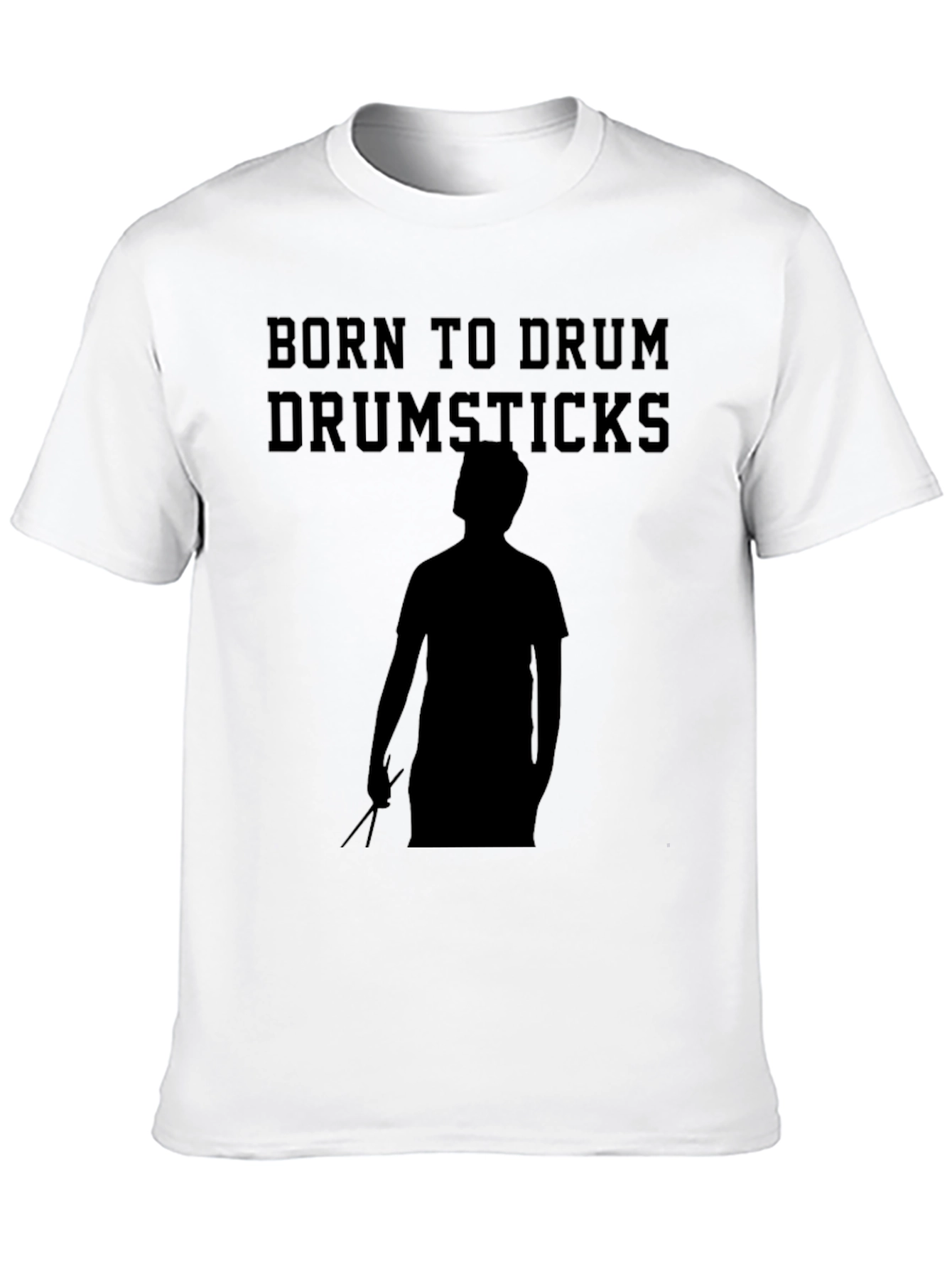 Born to Drum T-Shirt - Drumsticks Design