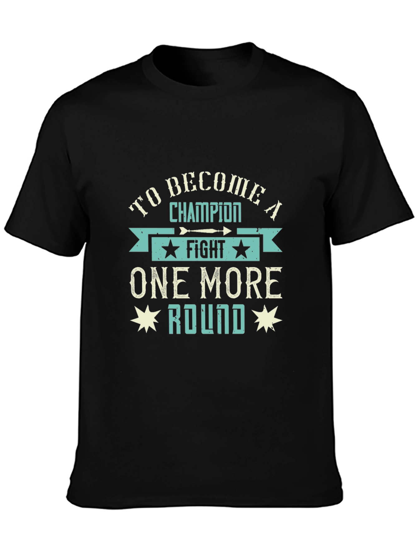 Champion Fight Black T-Shirt