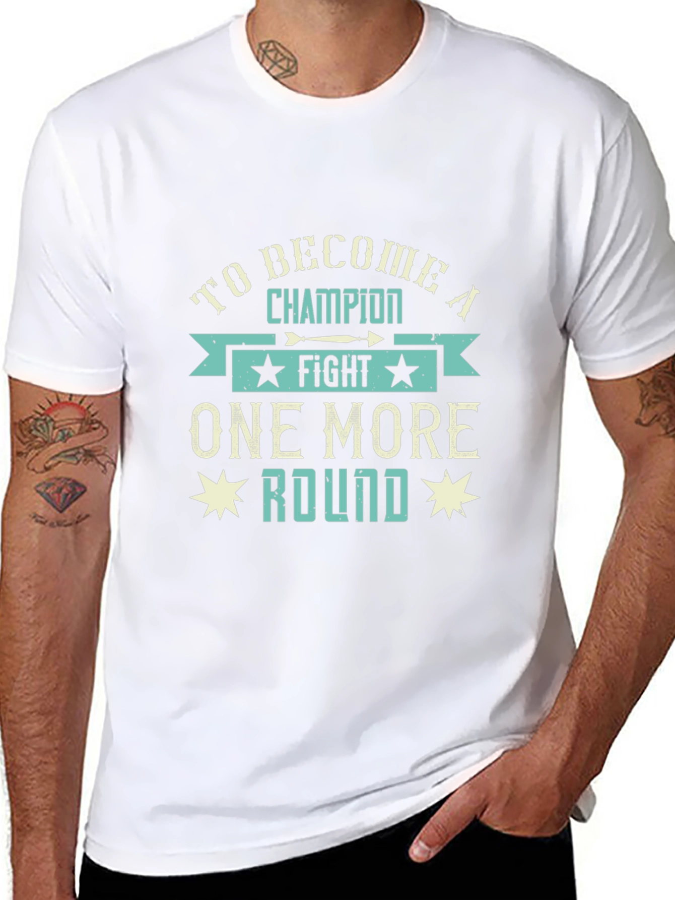 Champion Fight Black T-Shirt