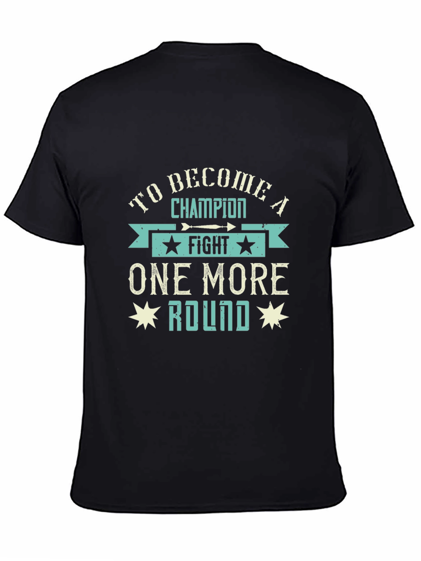 Champion Fight Black T-Shirt