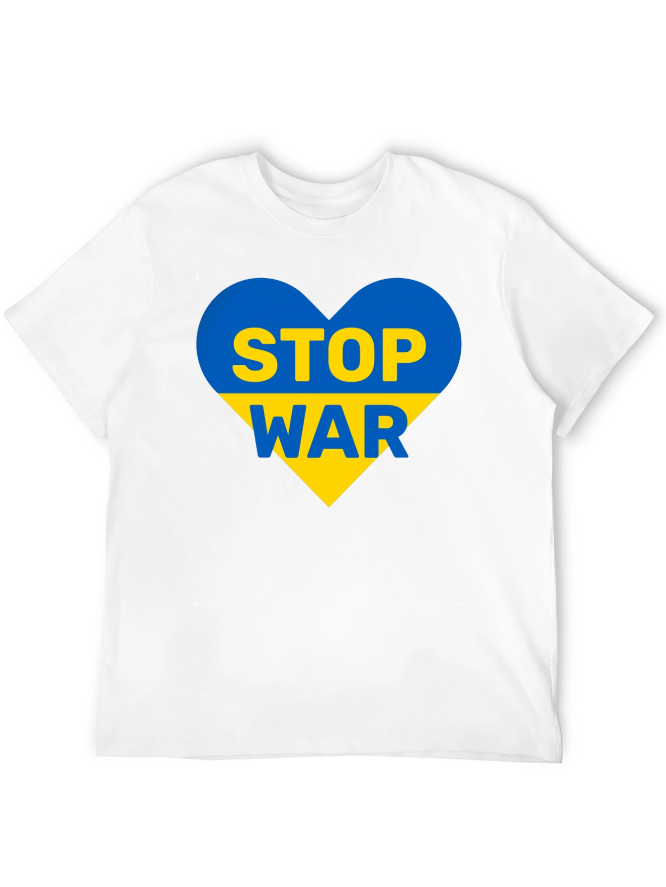 Ukraine Stop War T-Shirt - Heart Design