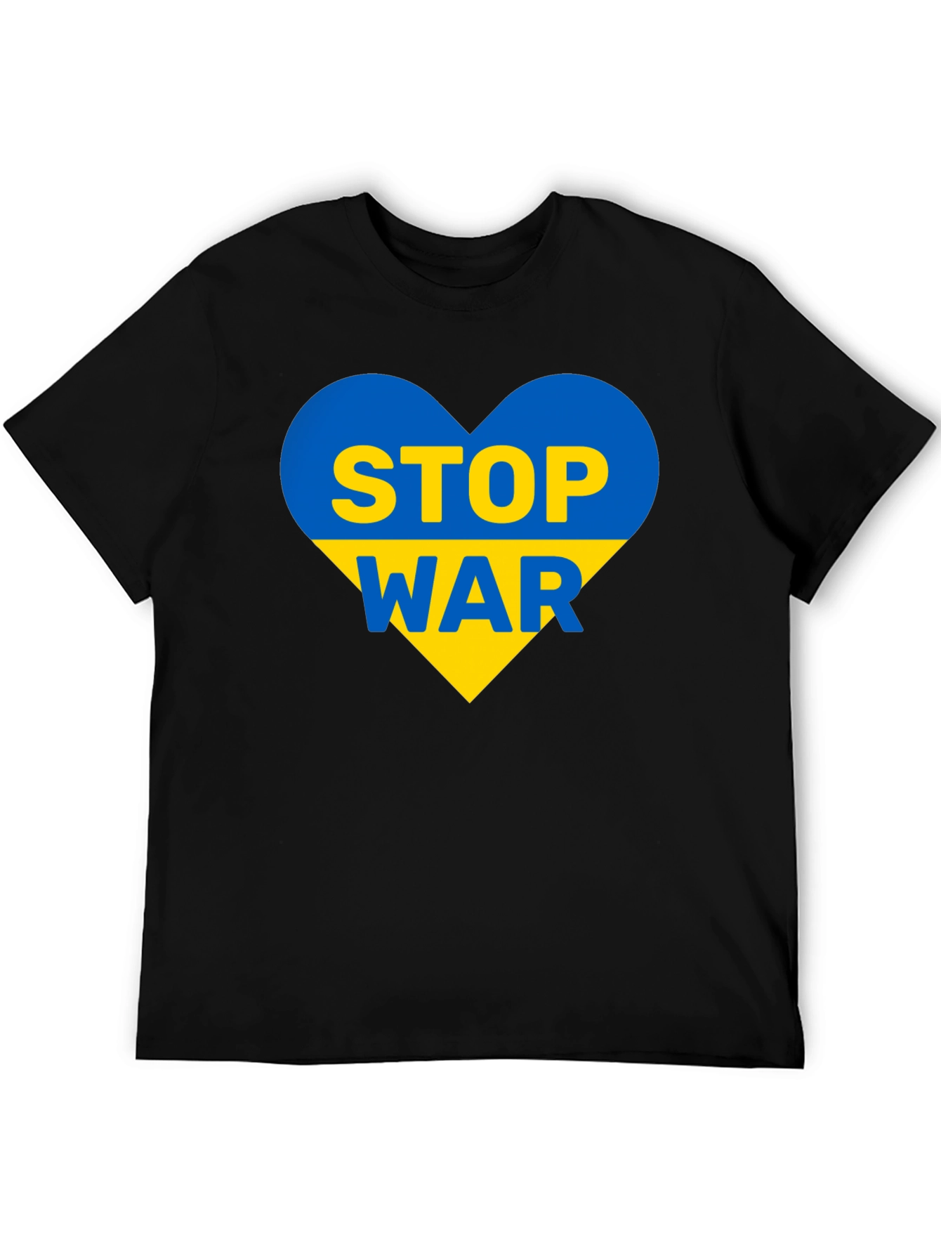 Ukraine Stop War T-Shirt - Heart Design