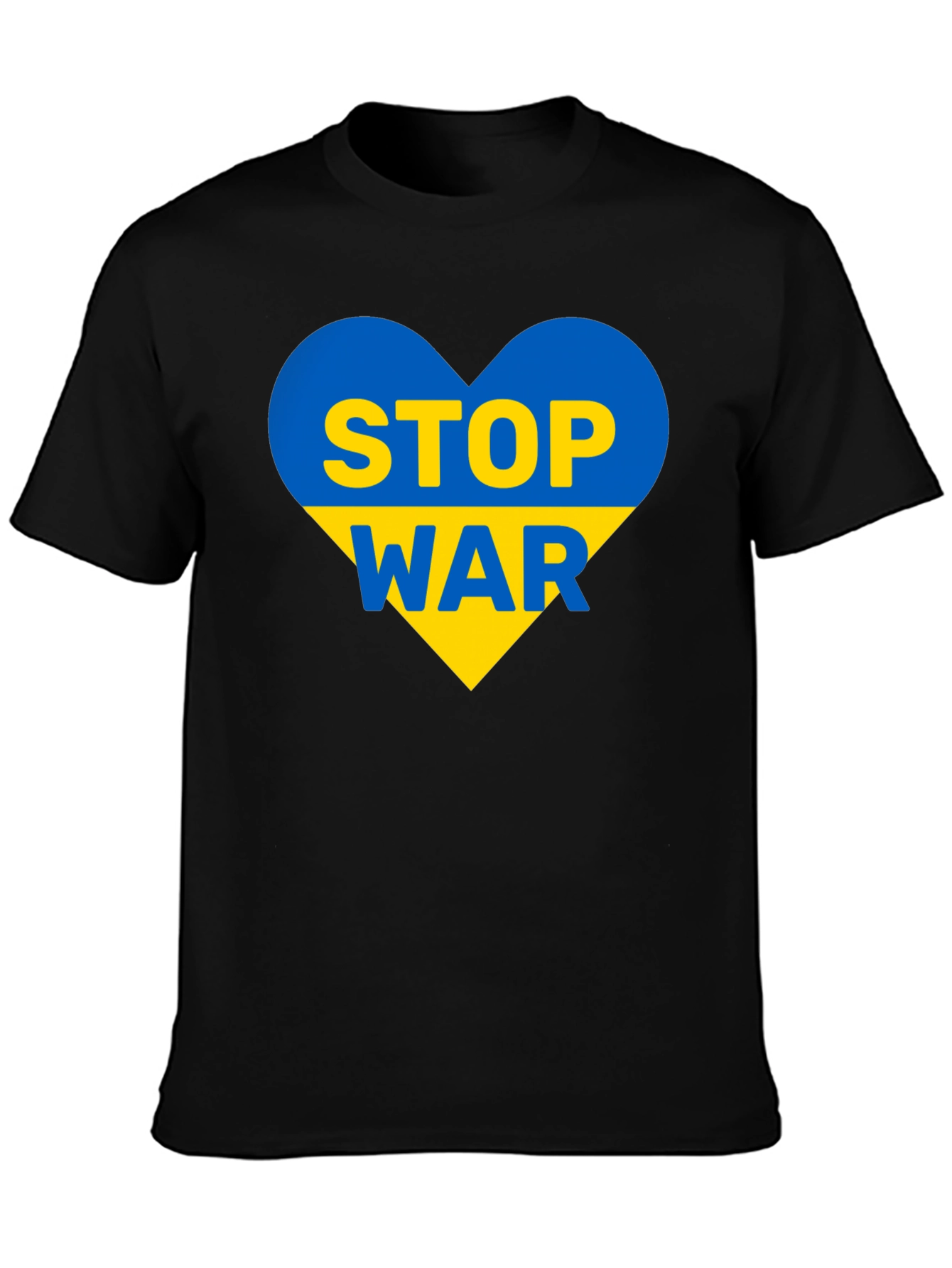 Ukraine Stop War T-Shirt - Heart Design