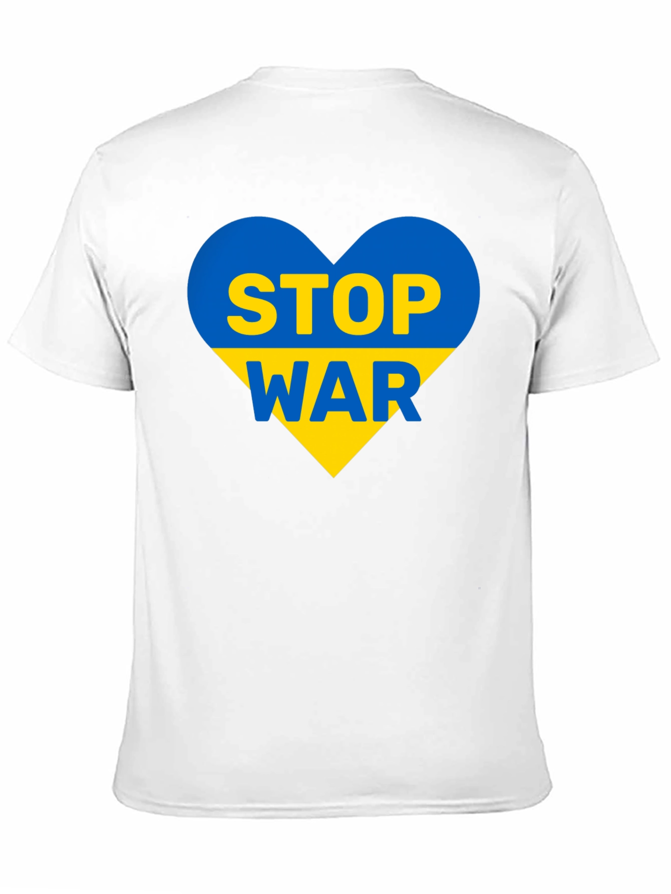 Ukraine Stop War T-Shirt - Heart Design