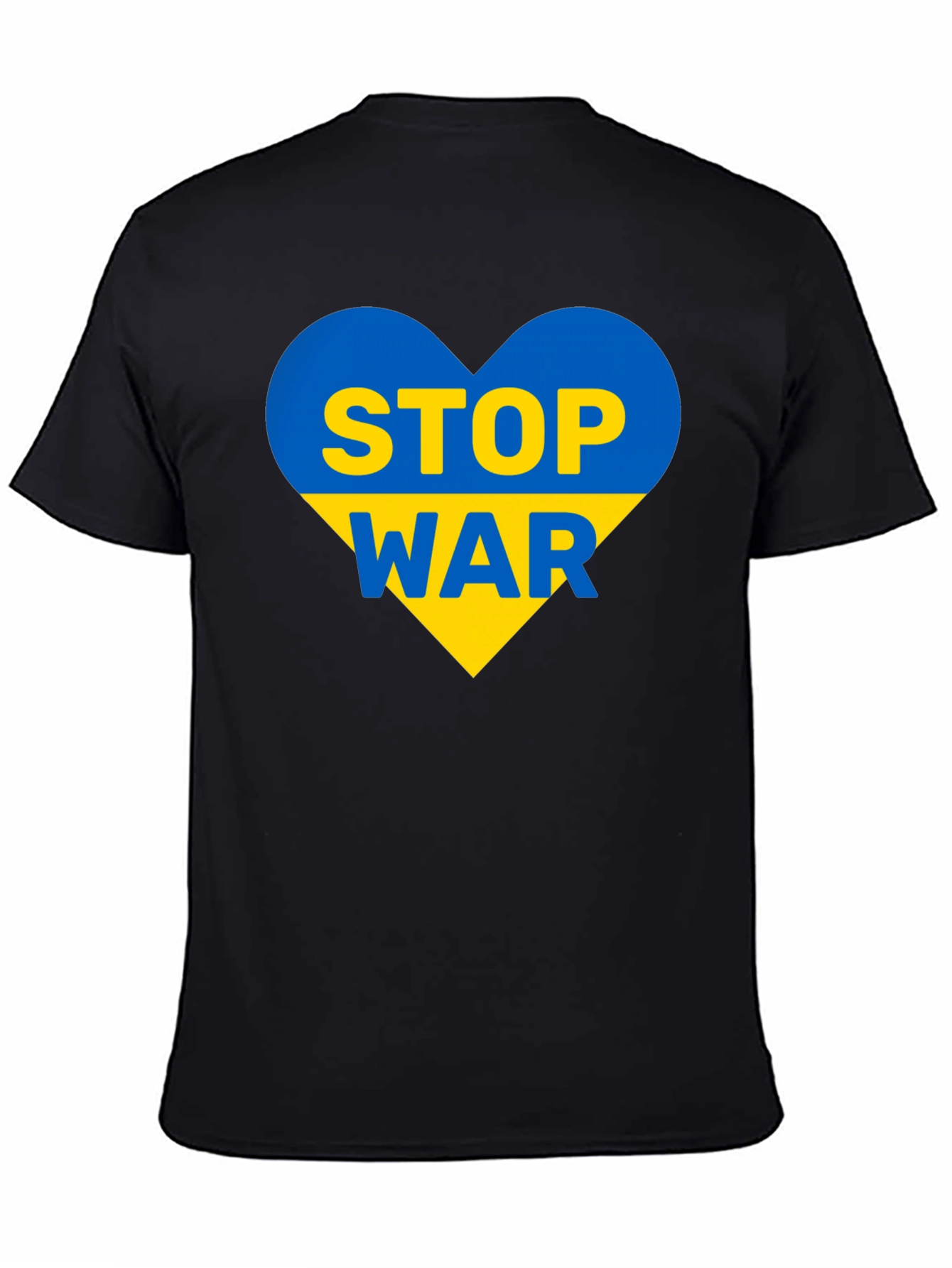 Ukraine Stop War T-Shirt - Heart Design