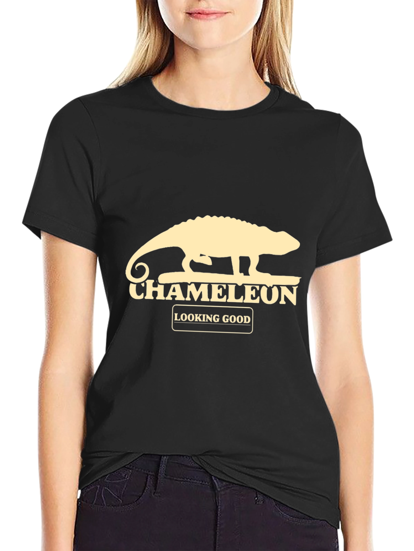 Chameleon Graphic T-Shirt - Looking Good