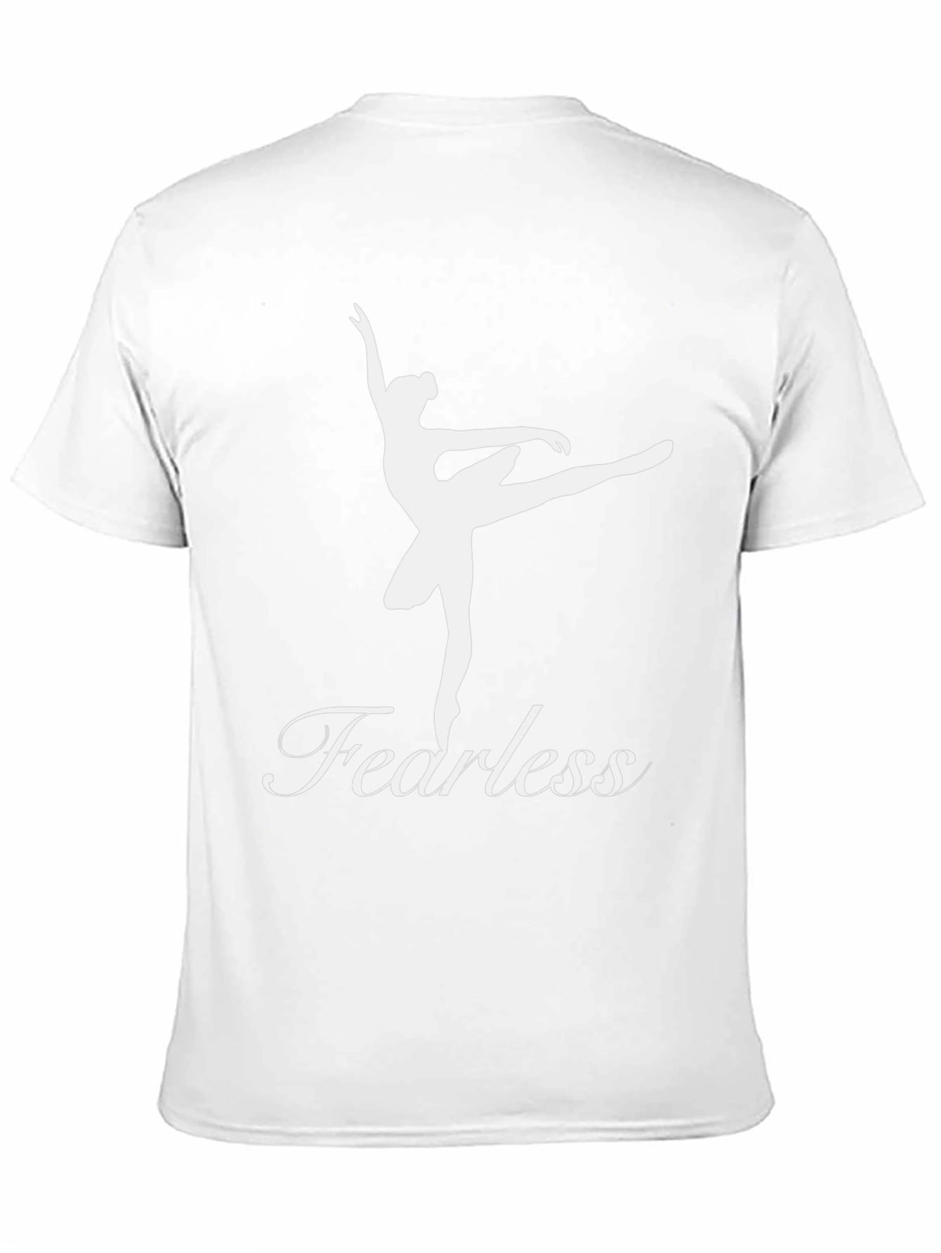 Fearless Ballerina Black Graphic Tee