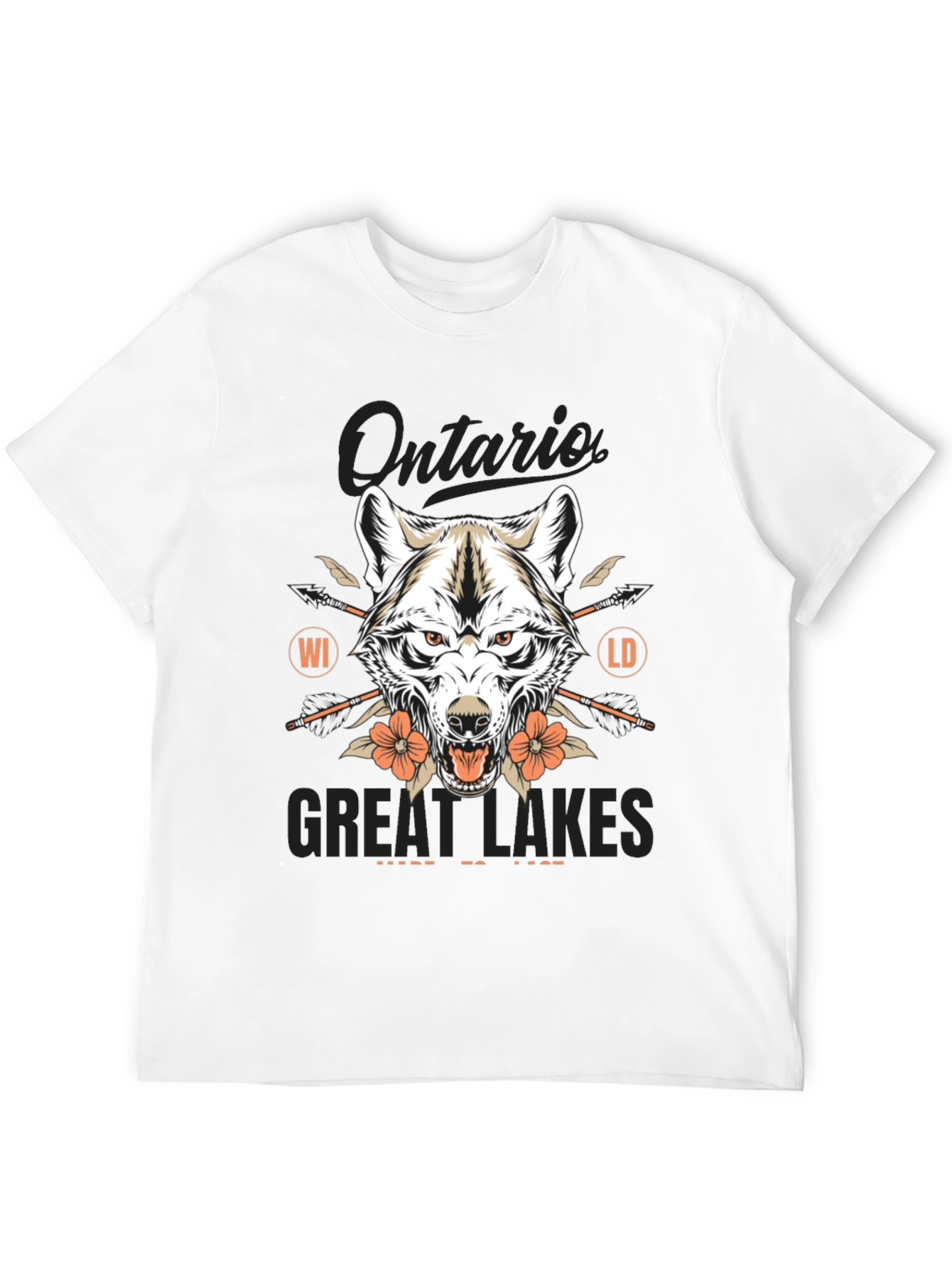 Ontario Great Lakes Wolf T-Shirt