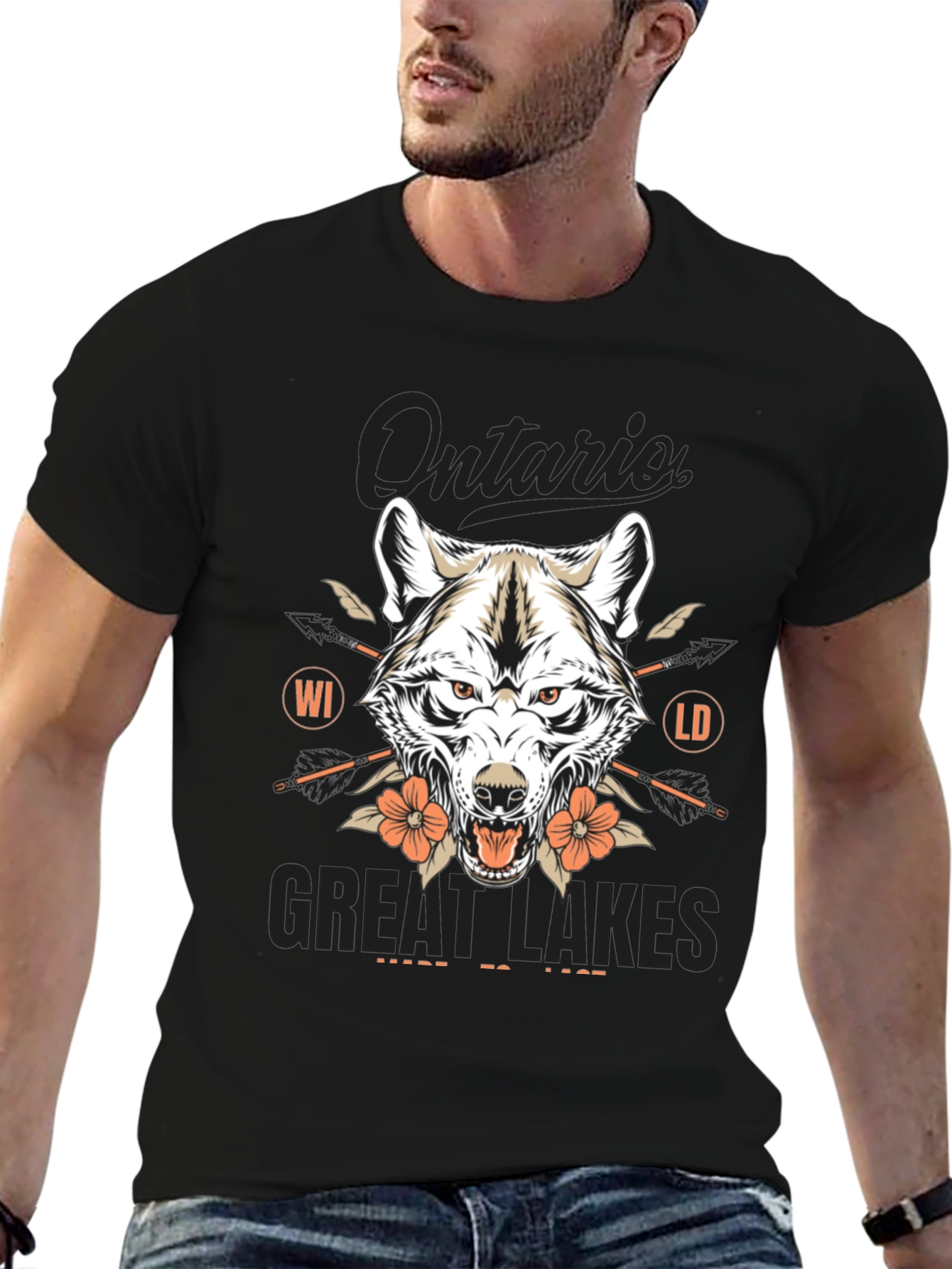 Ontario Great Lakes Wolf T-Shirt