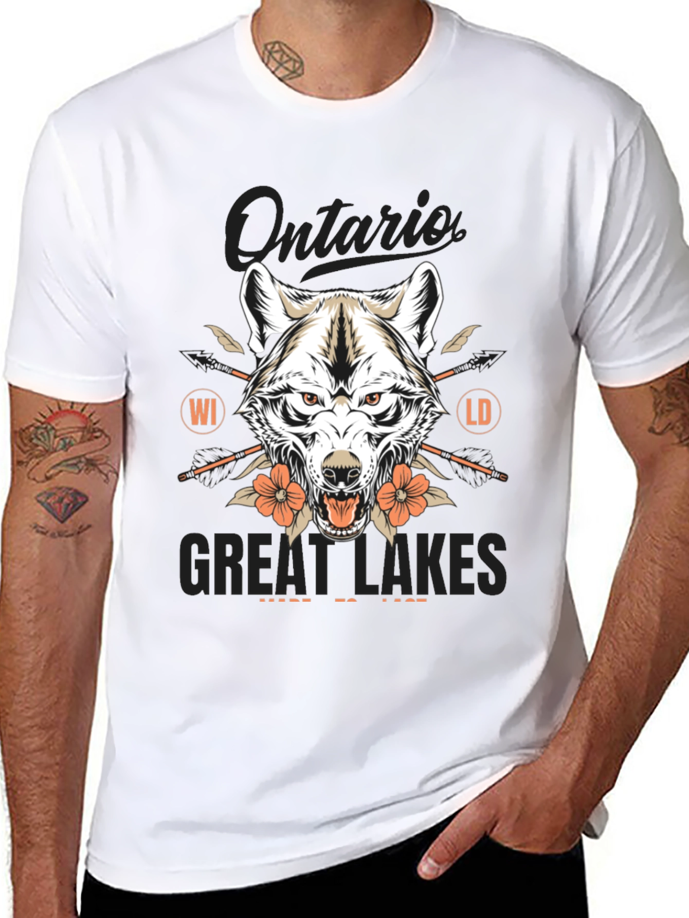 Ontario Great Lakes Wolf T-Shirt