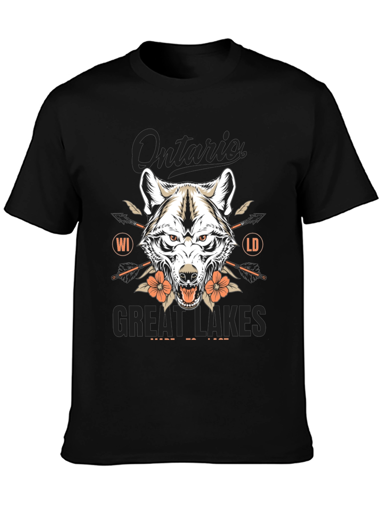 Ontario Great Lakes Wolf T-Shirt