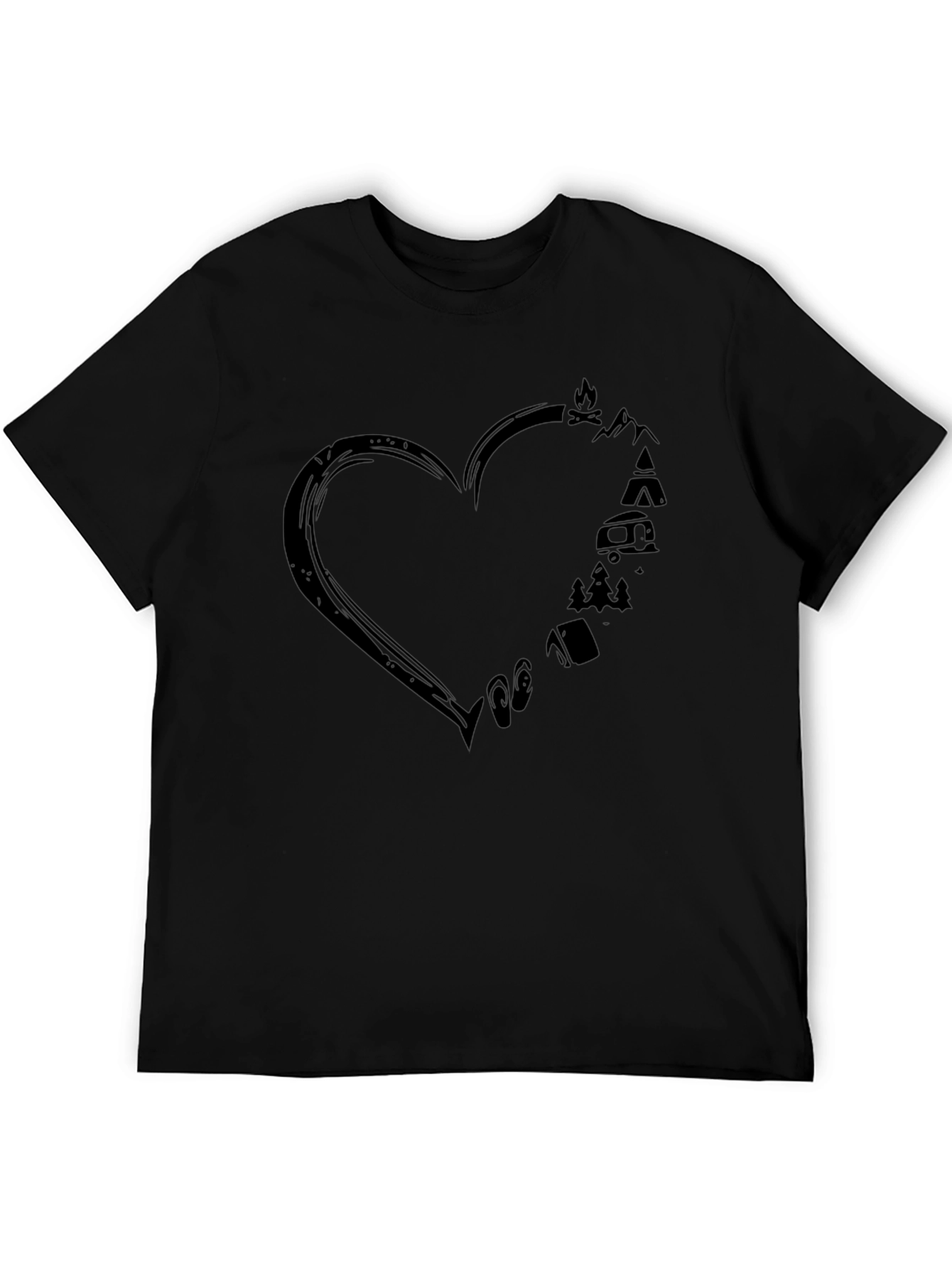 Camping Heart Graphic Tee