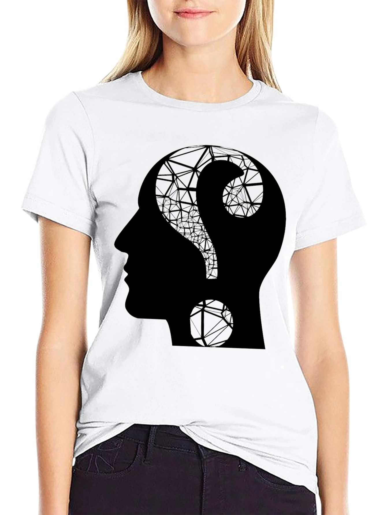 Question Mark Mind T-Shirt - Black