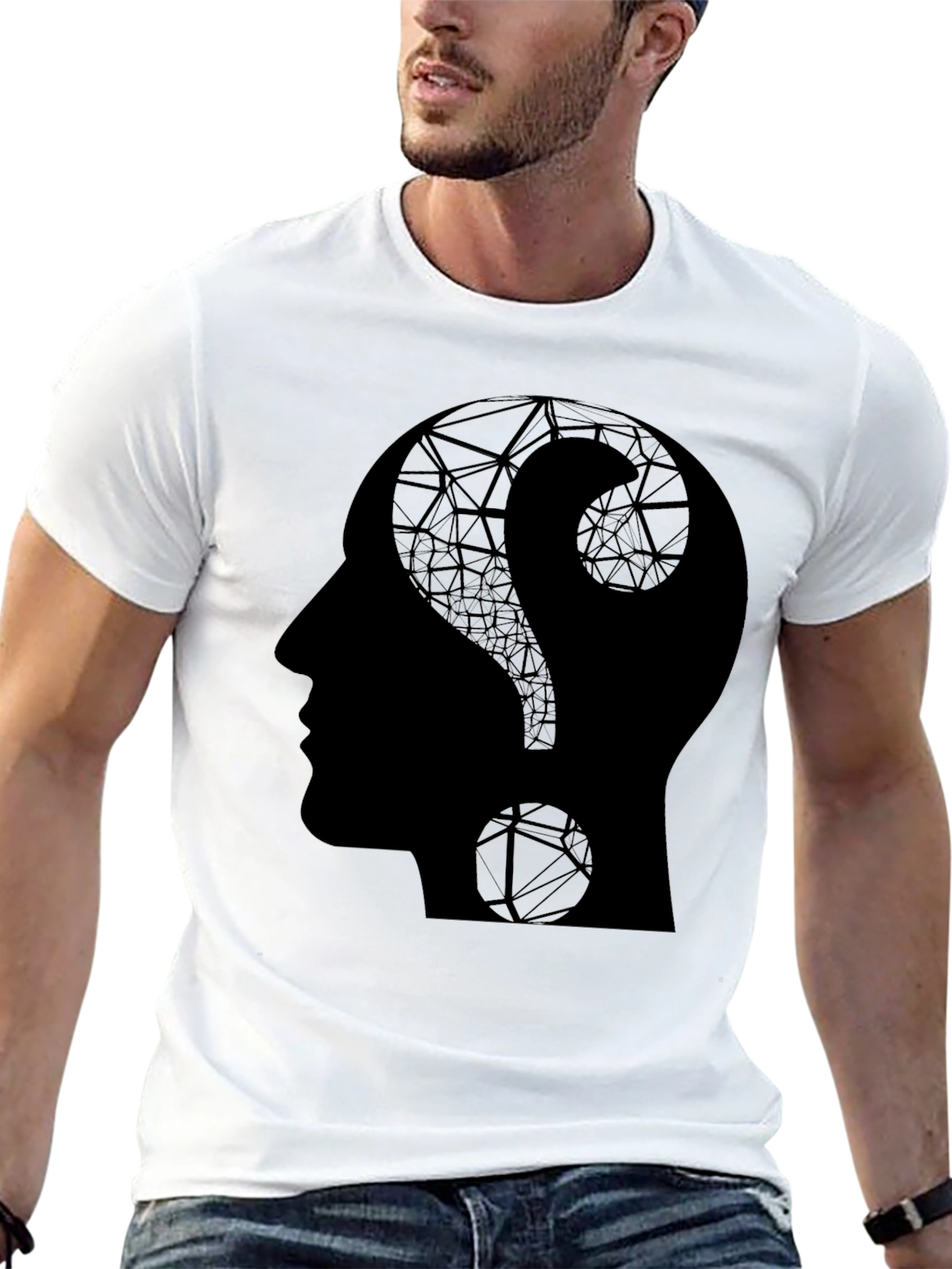 Question Mark Mind T-Shirt - Black
