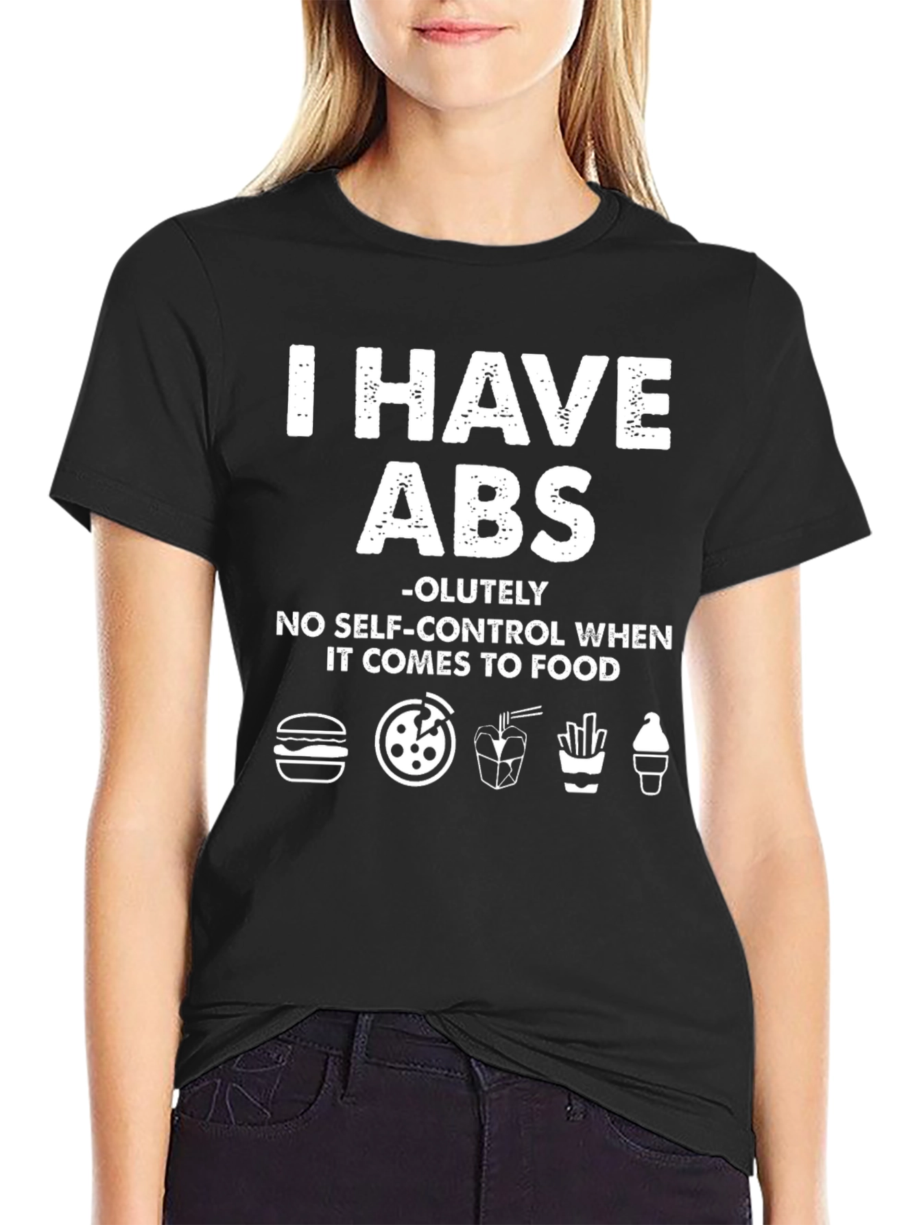 I Have ABS Funny Foodie T-Shirt