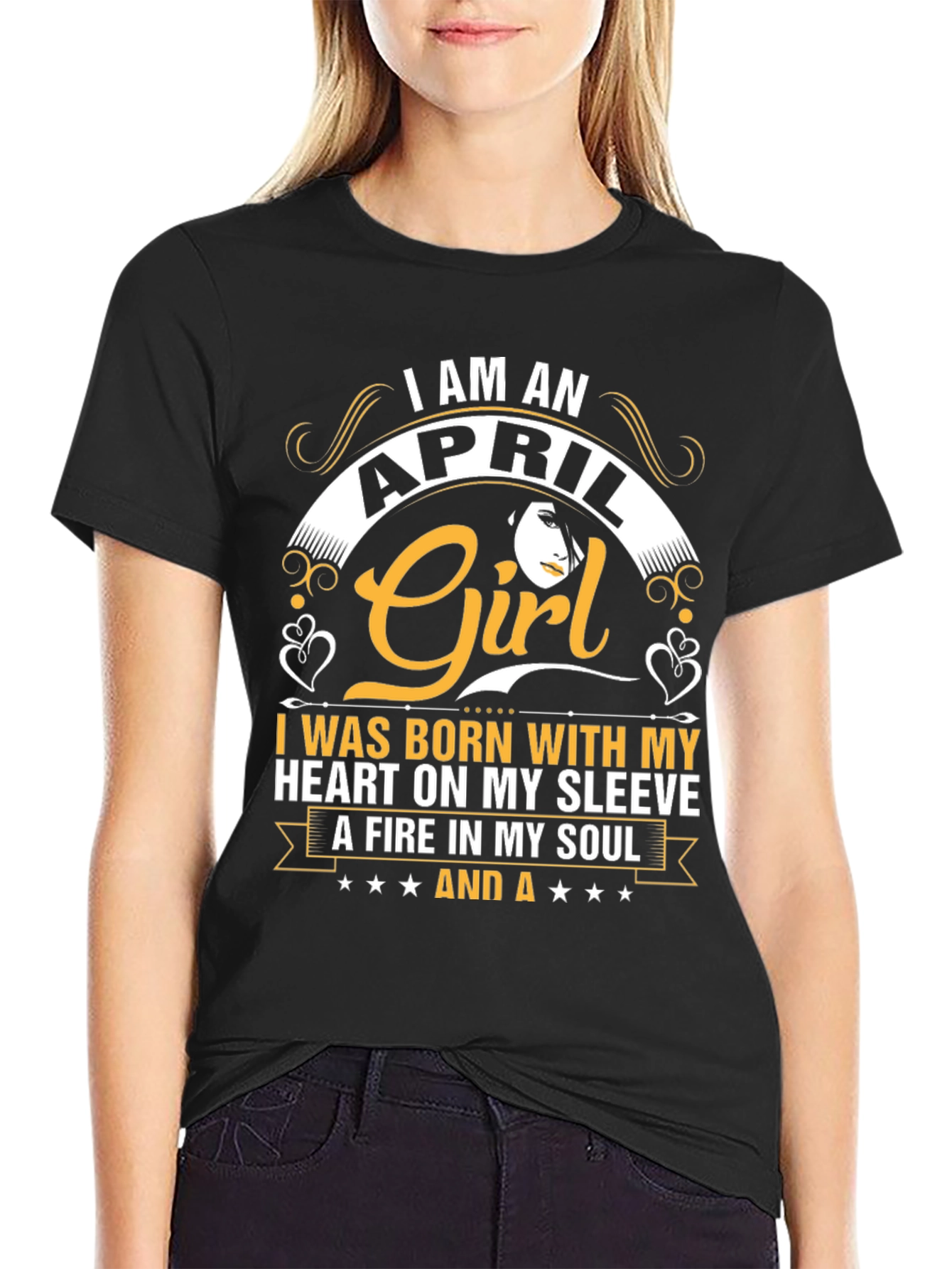 April Girl Graphic Tee