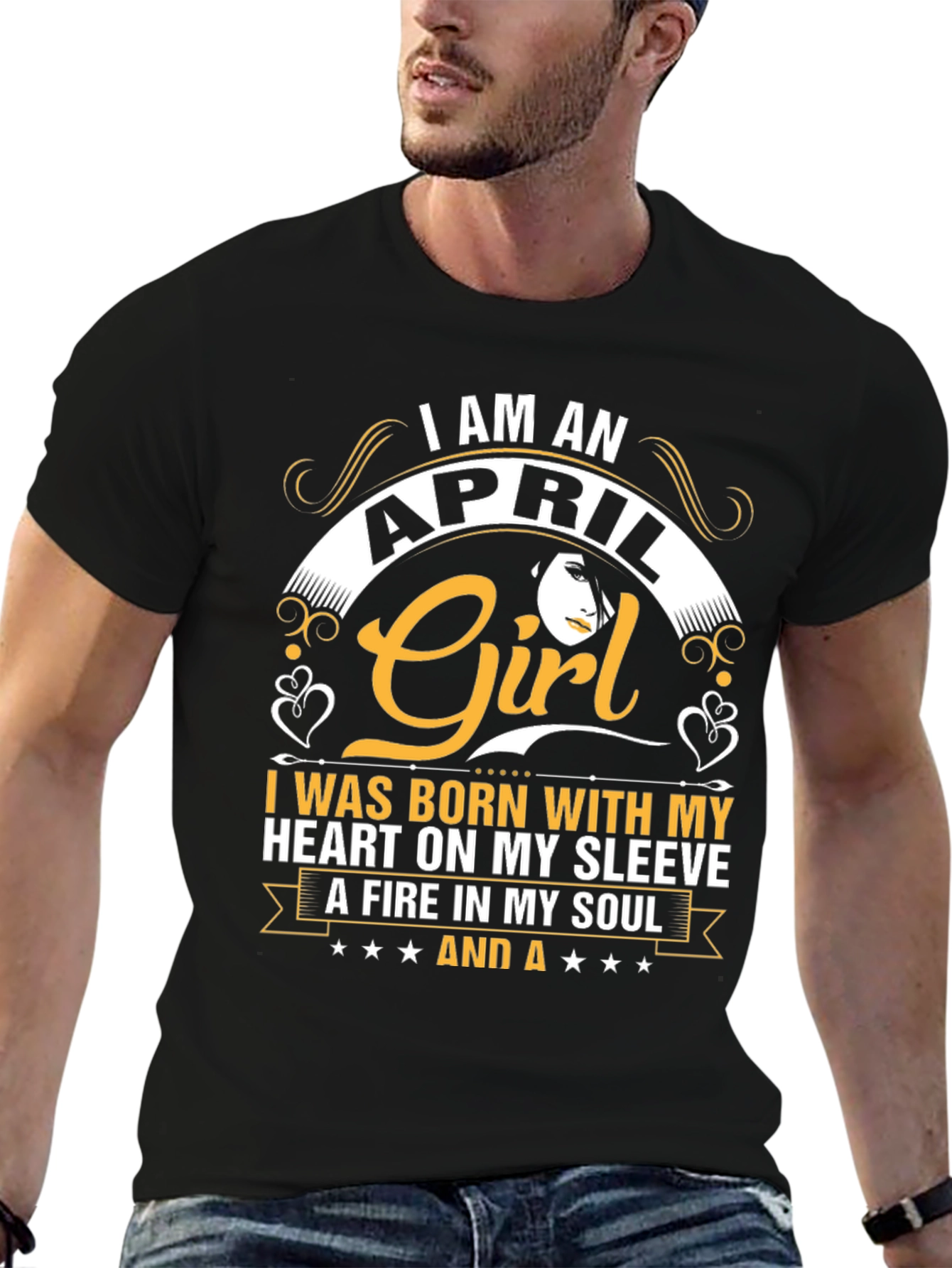 April Girl Graphic Tee